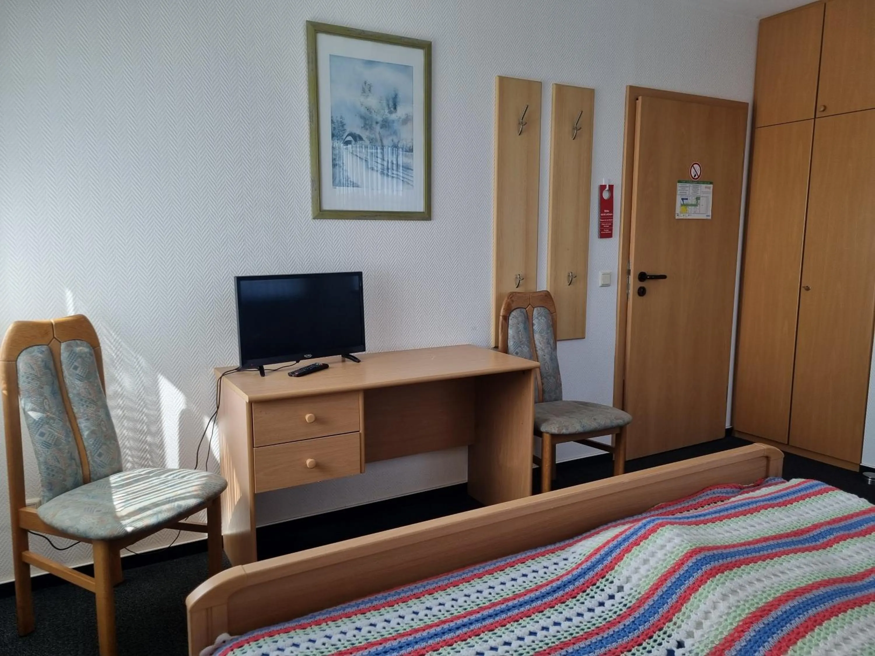 Bed in Hotel Schwung