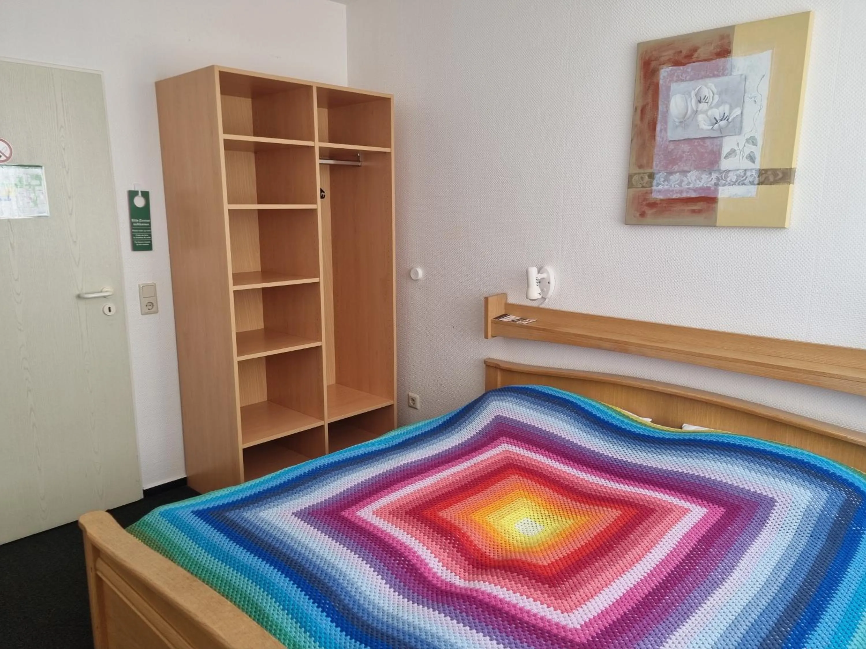 Bed in Hotel Schwung