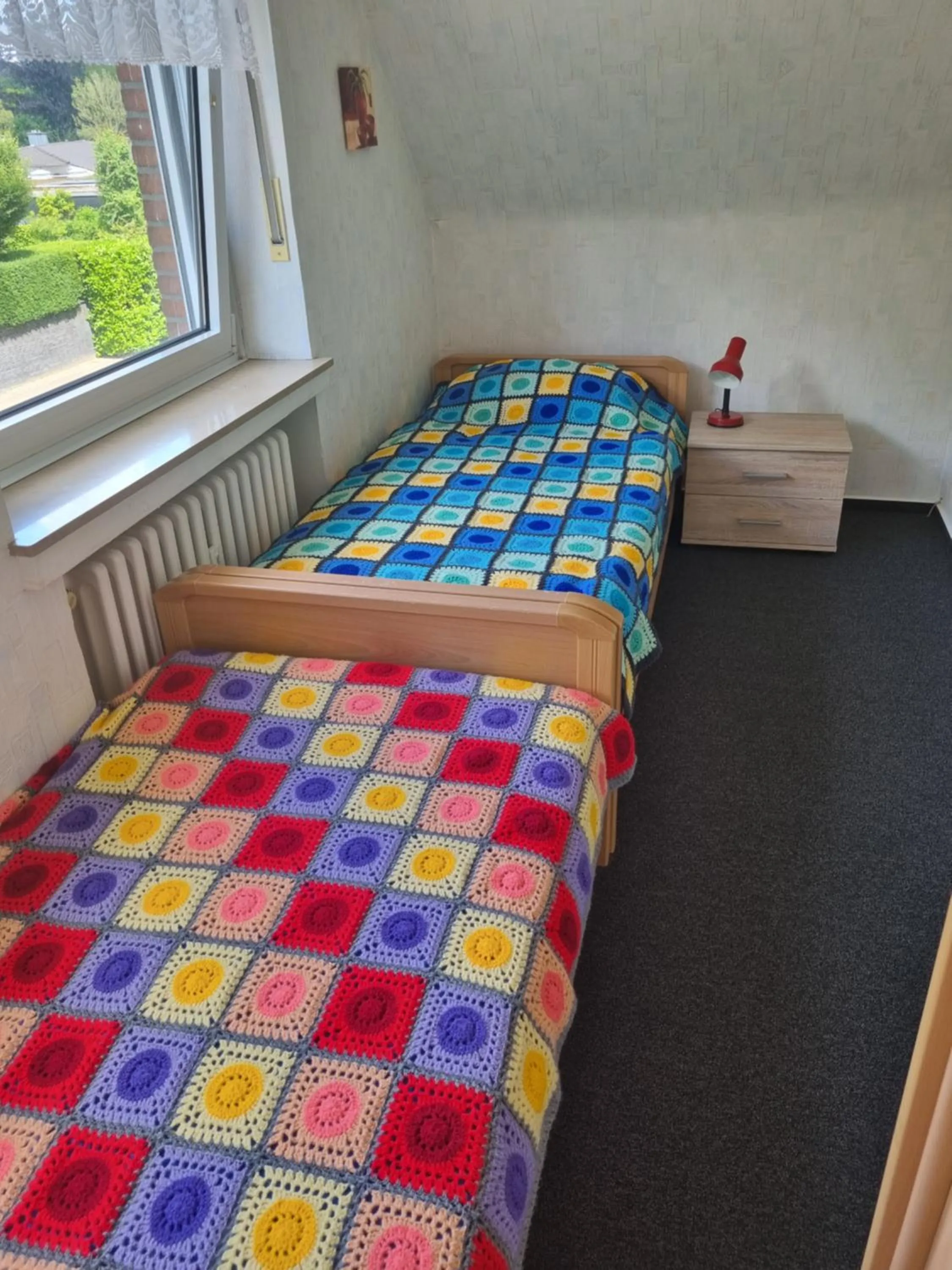 Bed in Hotel Schwung