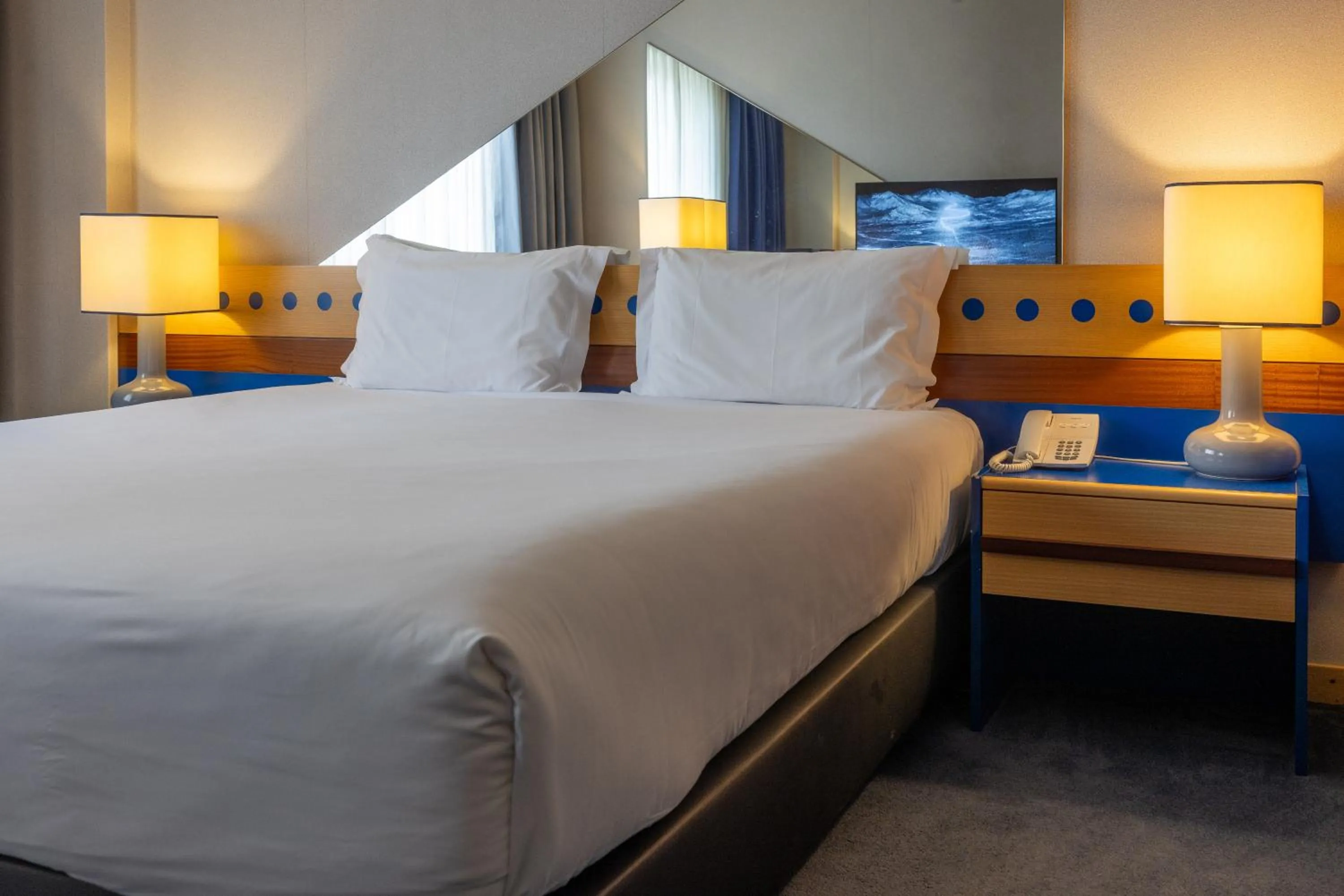 Bed in Hotel 3K Barcelona