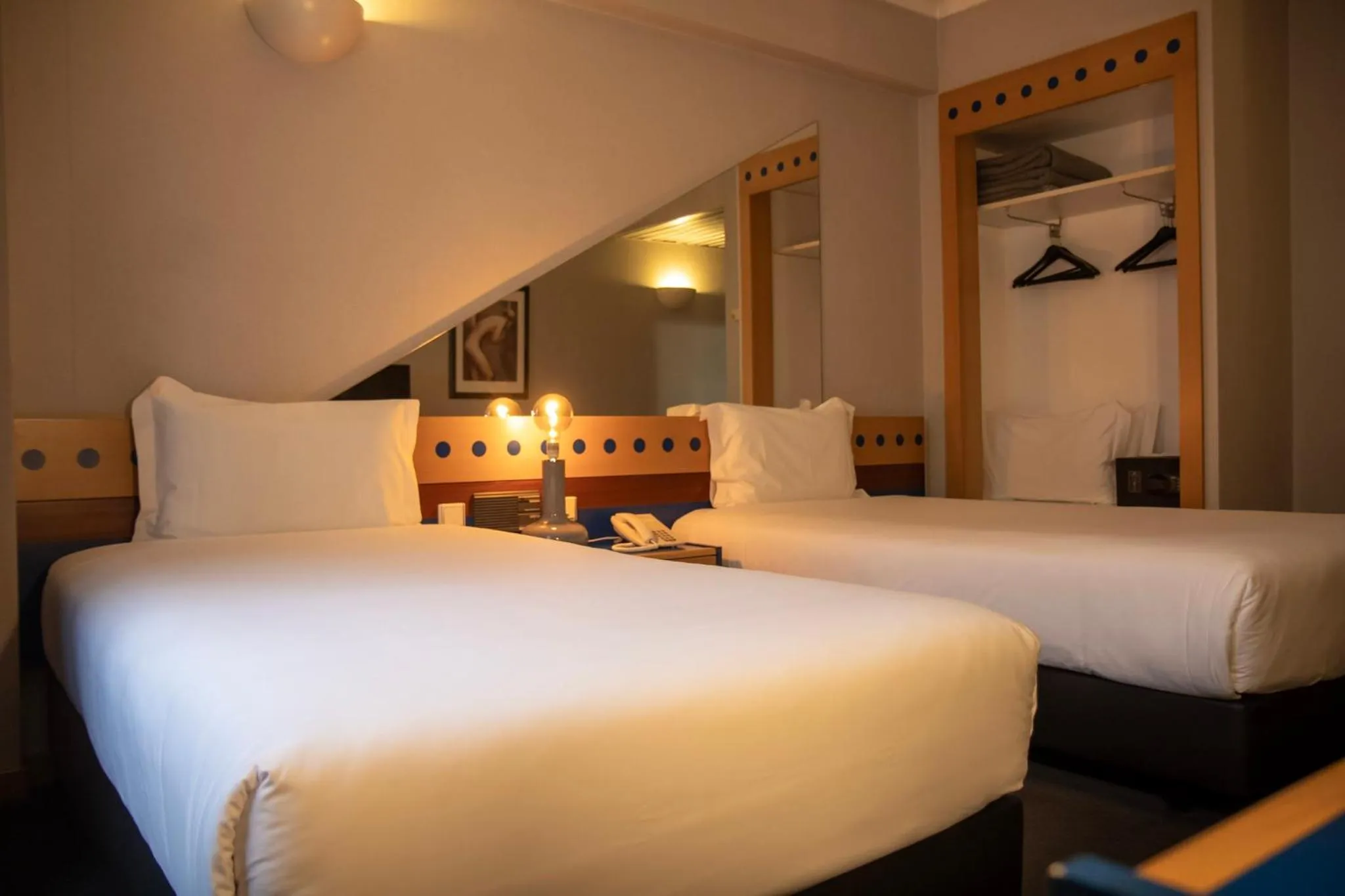 Bed in Hotel 3K Barcelona