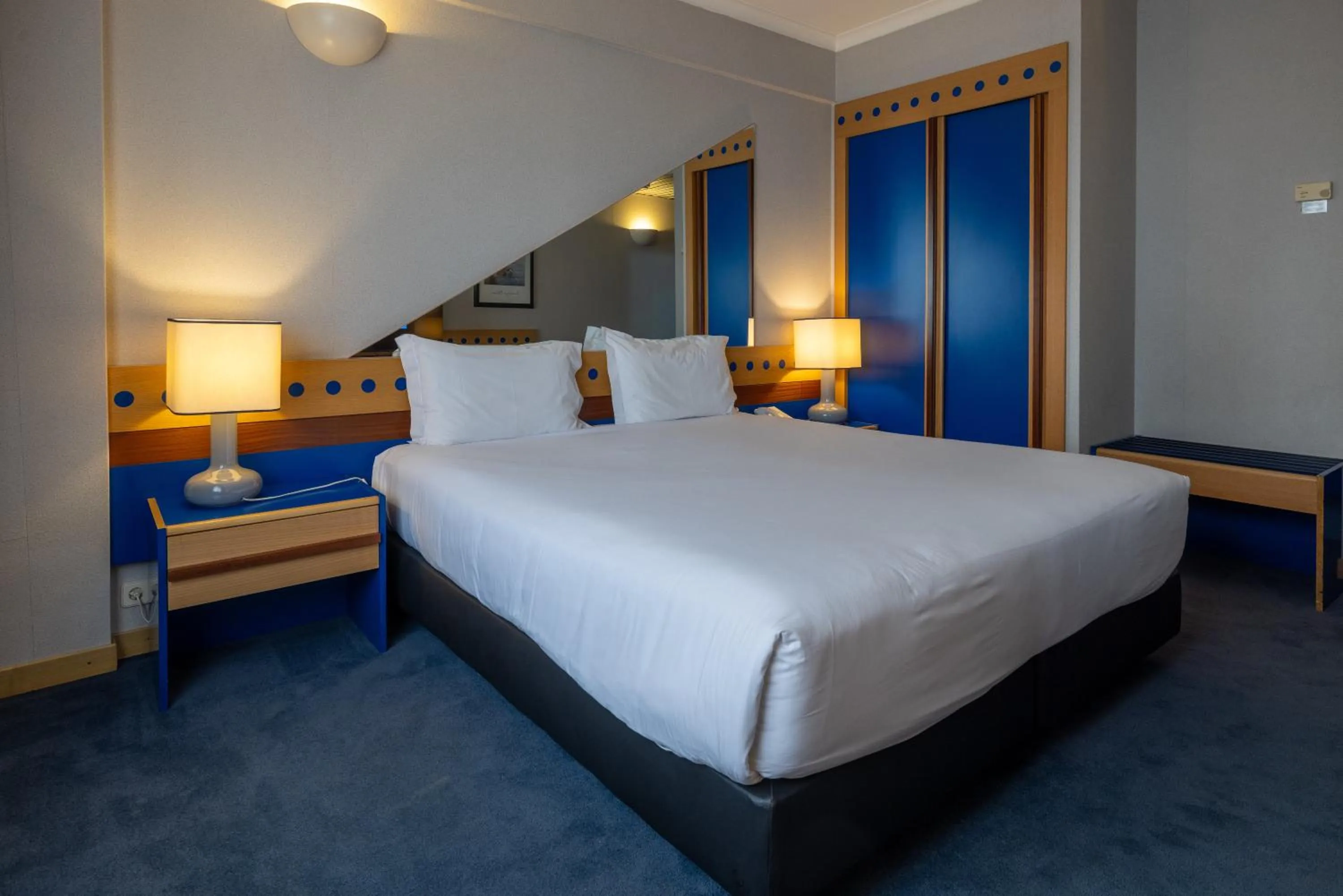 Bed in Hotel 3K Barcelona