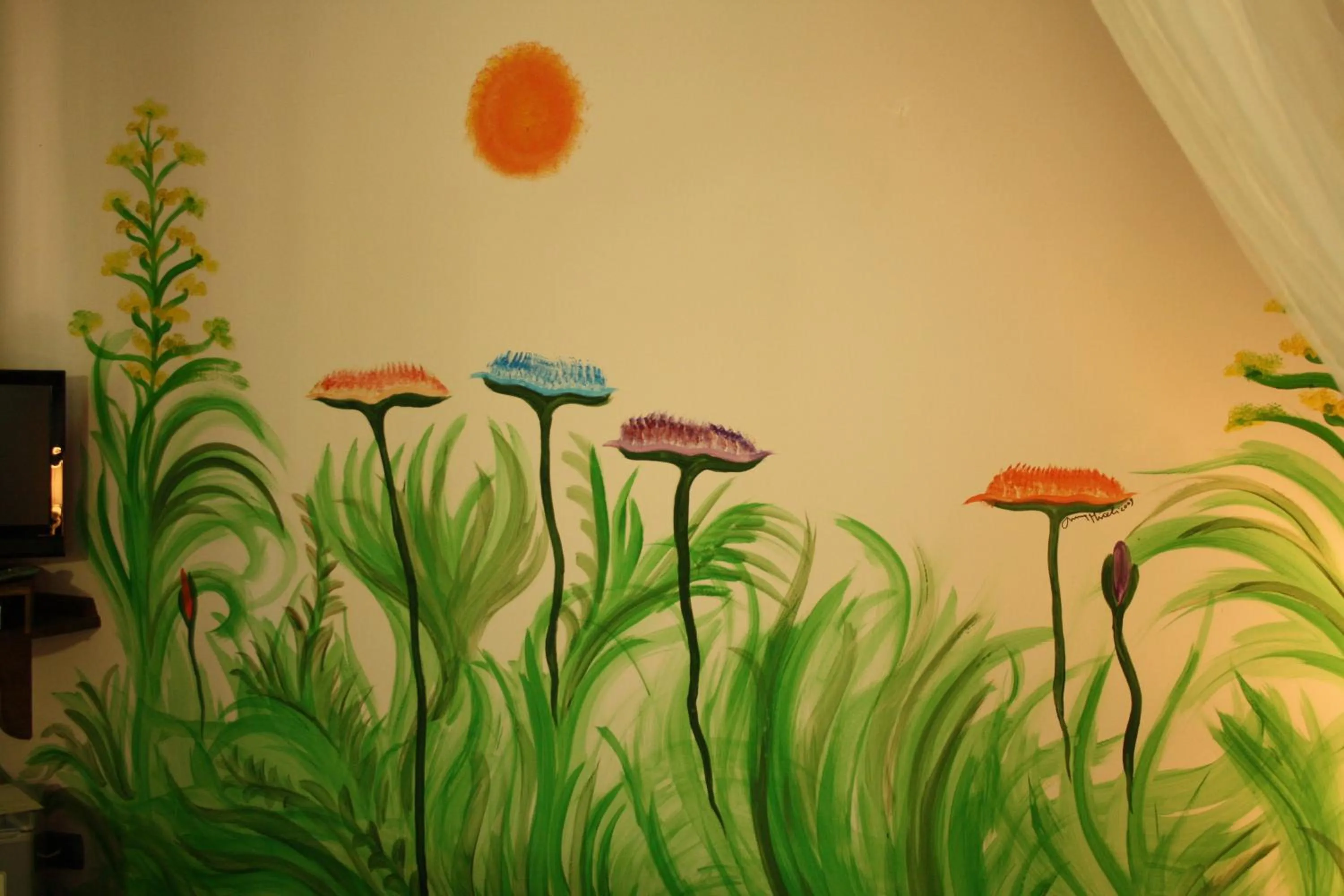 Decorative detail in Villa Clementine