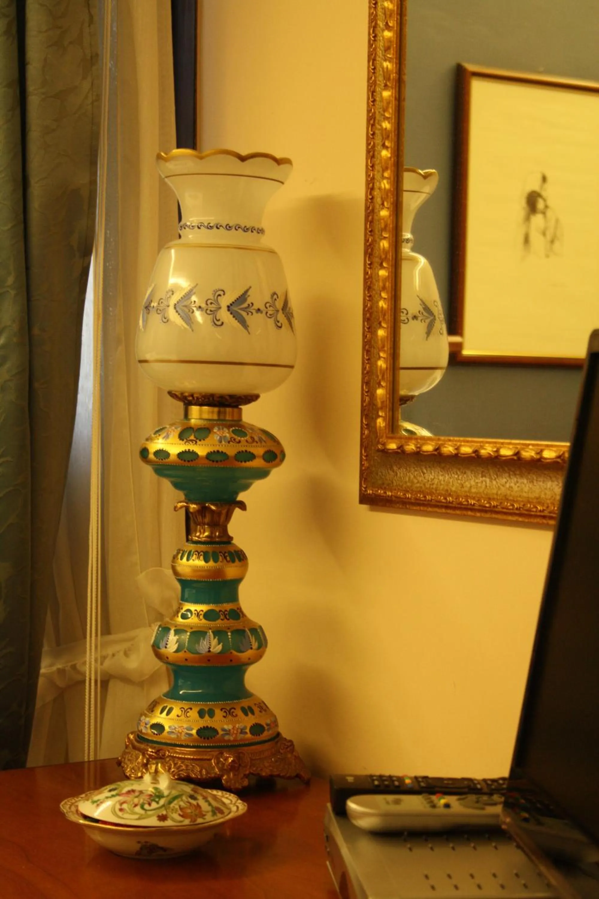 Decorative detail in Villa Clementine