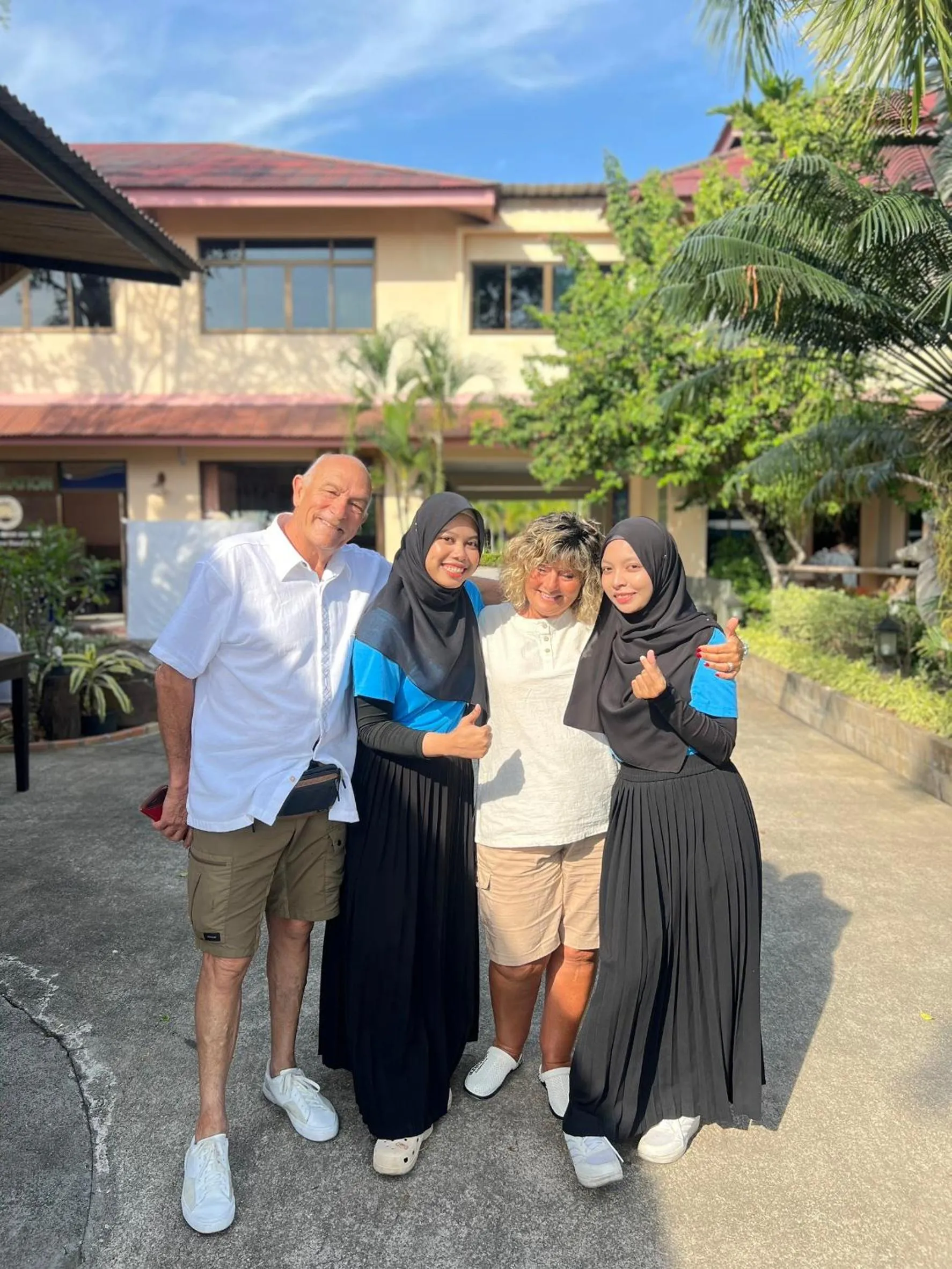 People in Diamond Beach Resort