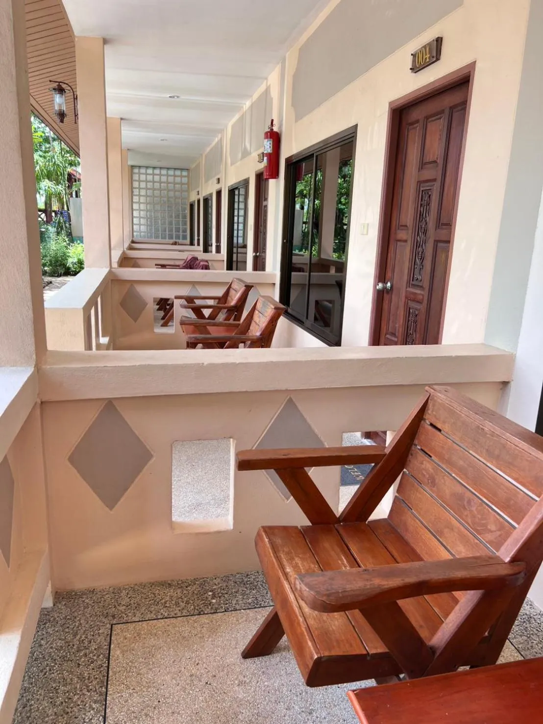 Patio in Diamond Beach Resort