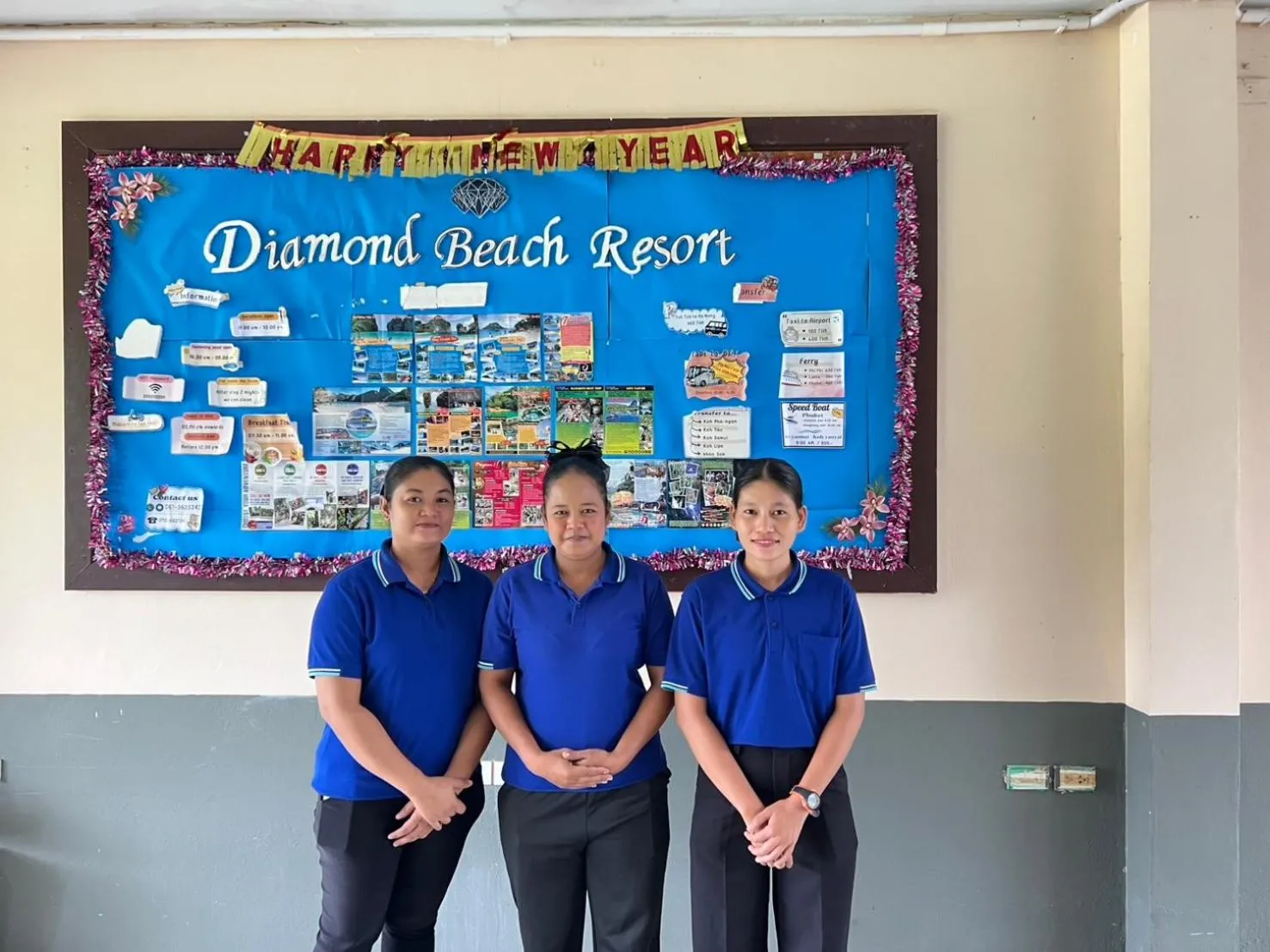 Staff in Diamond Beach Resort