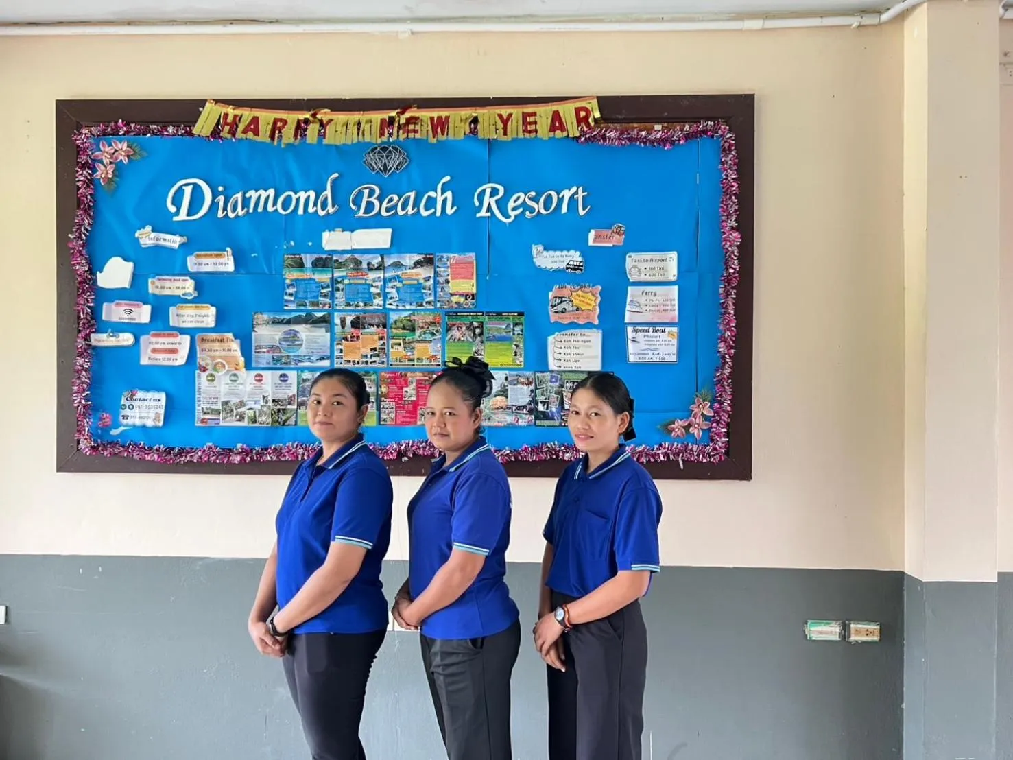 Staff in Diamond Beach Resort