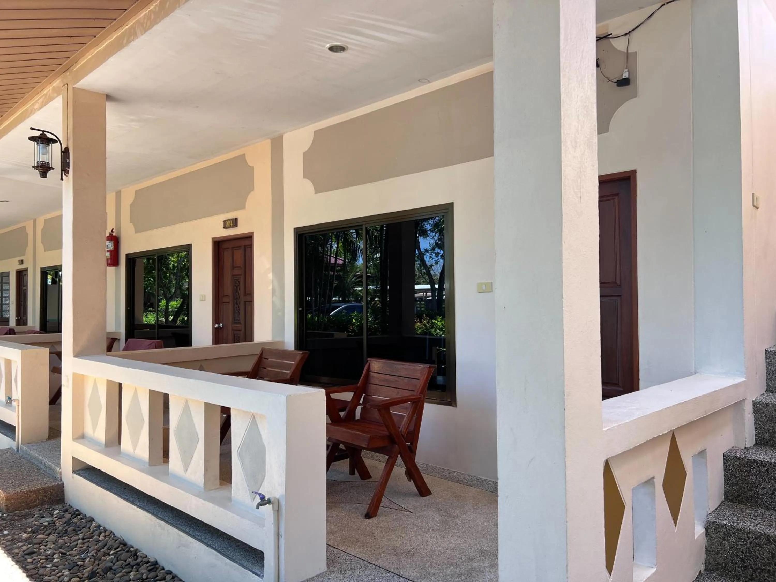 Patio in Diamond Beach Resort