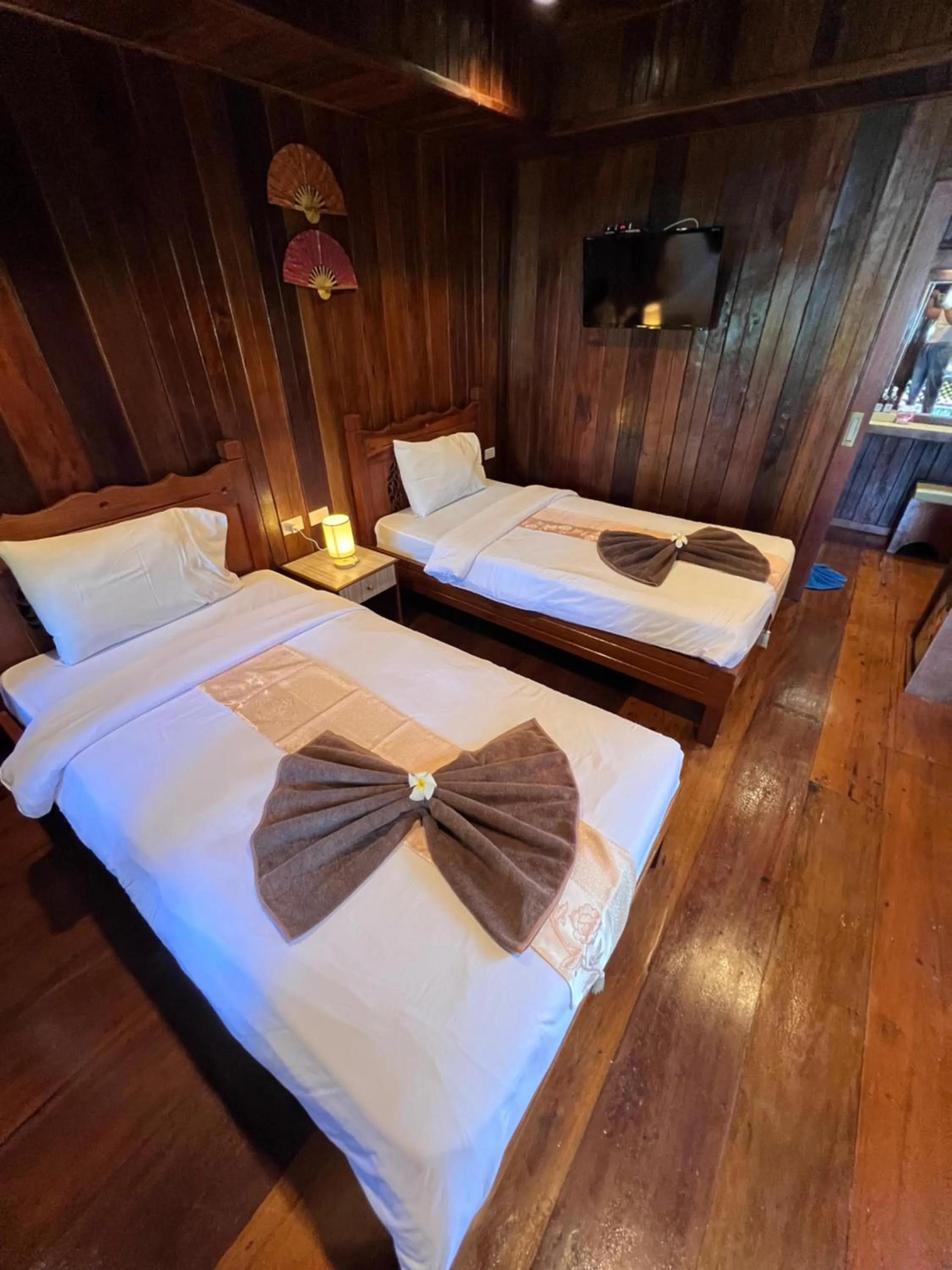 Bed in Diamond Beach Resort