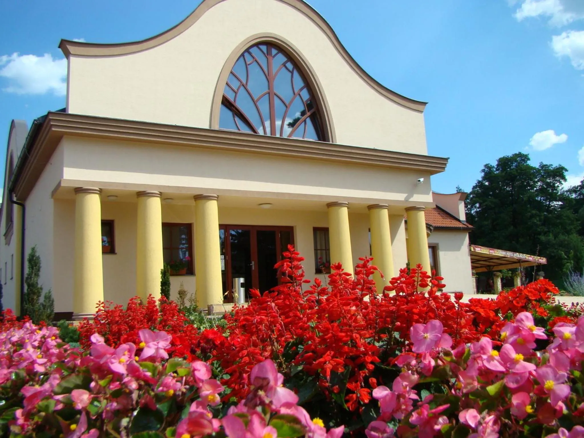 Facade/entrance in Wellness hotel Spark
