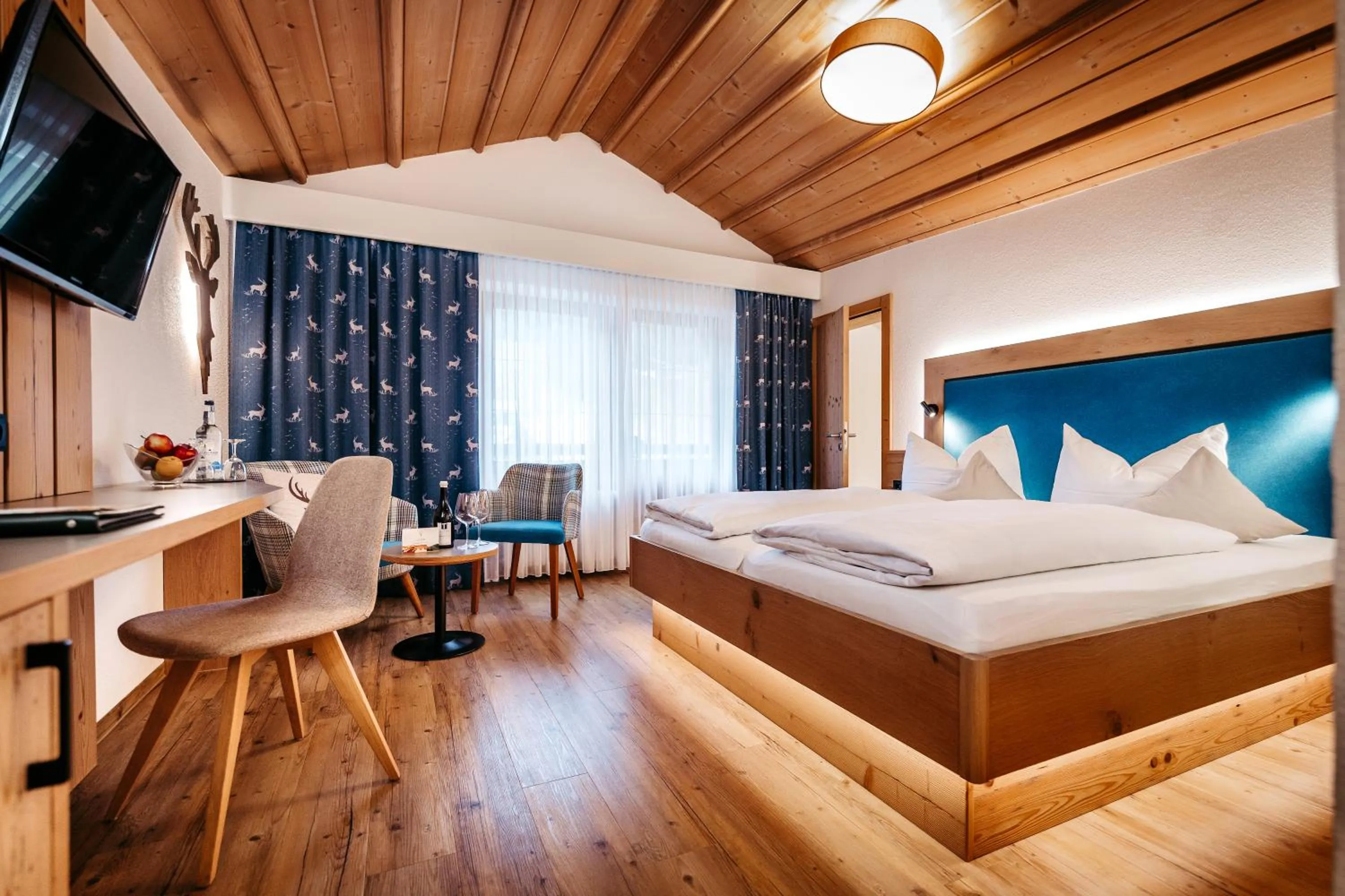 Bed in Hotel Jagdhof