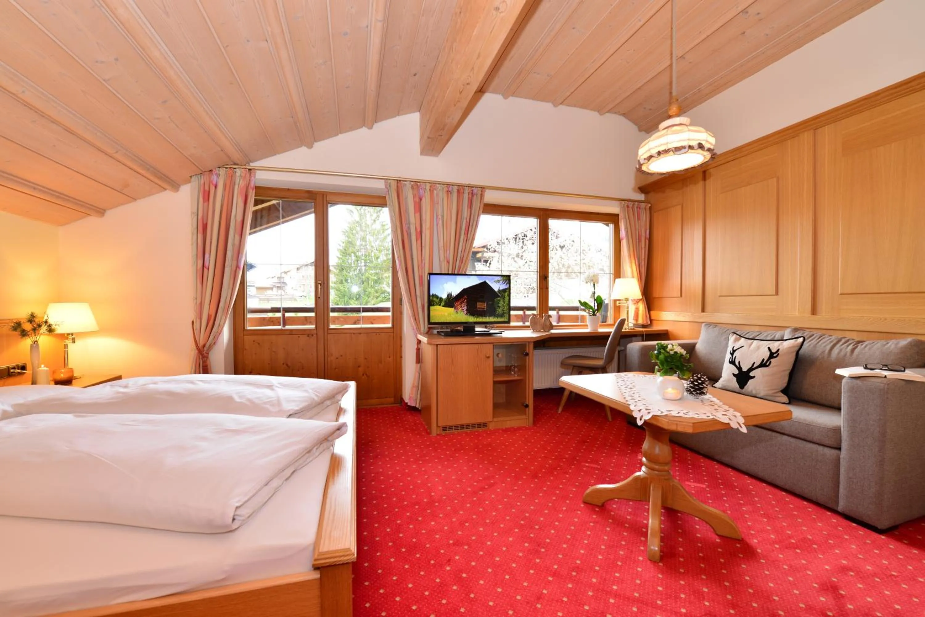 Day, Bed in Hotel Jagdhof