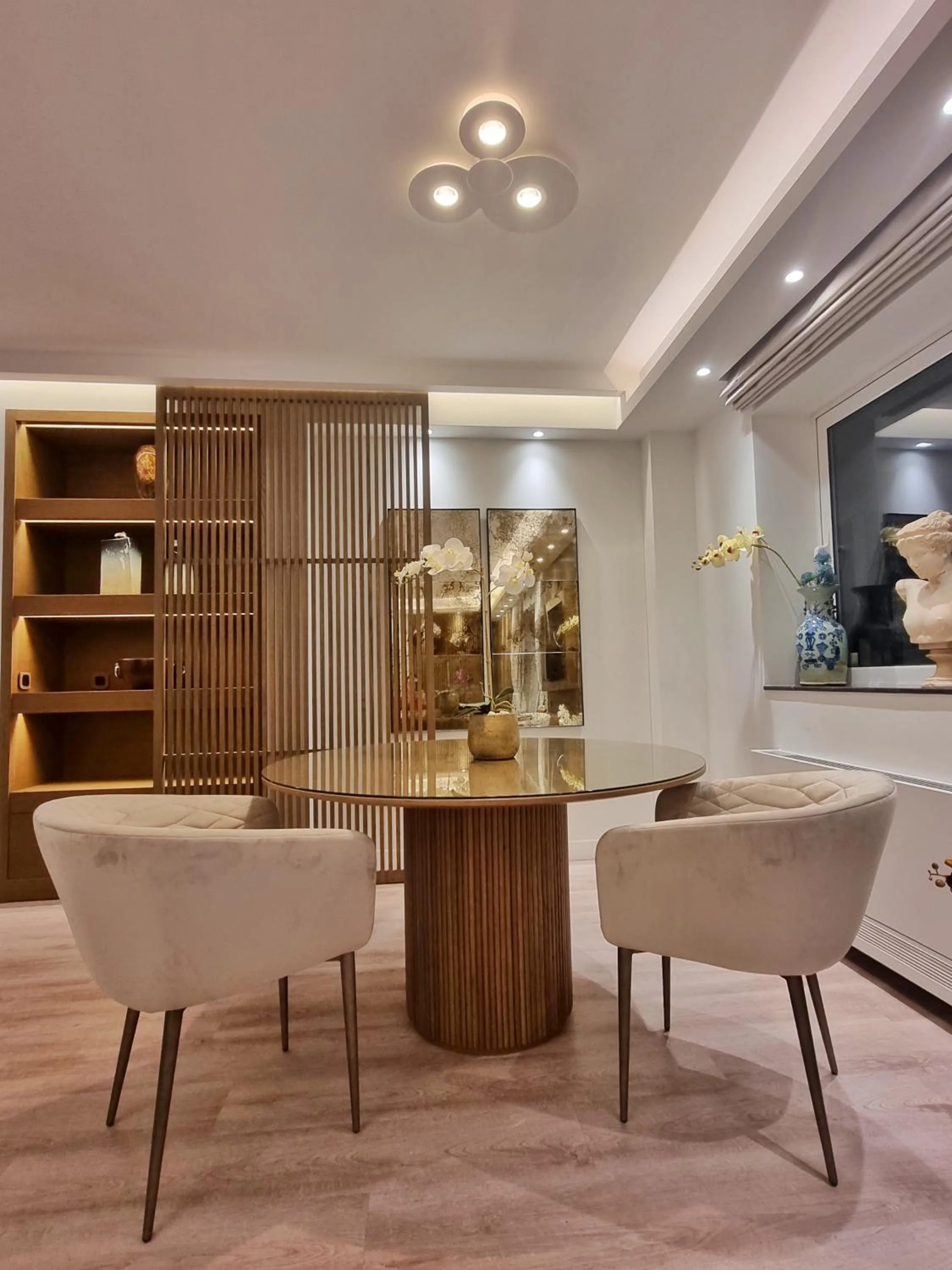 Living room in One 360 Skyline Athens Penthouses