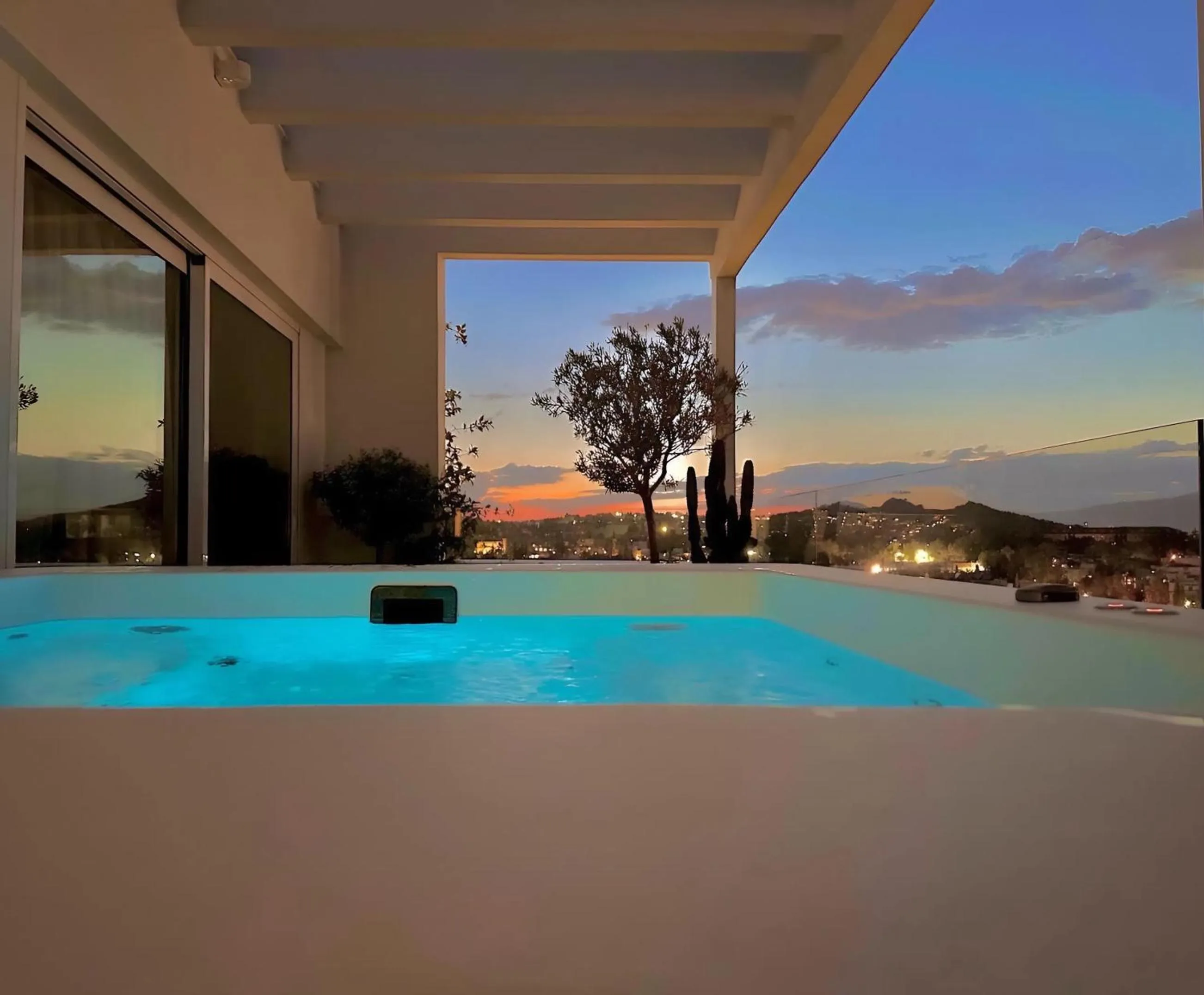 Natural landscape in One 360 Skyline Athens Penthouses