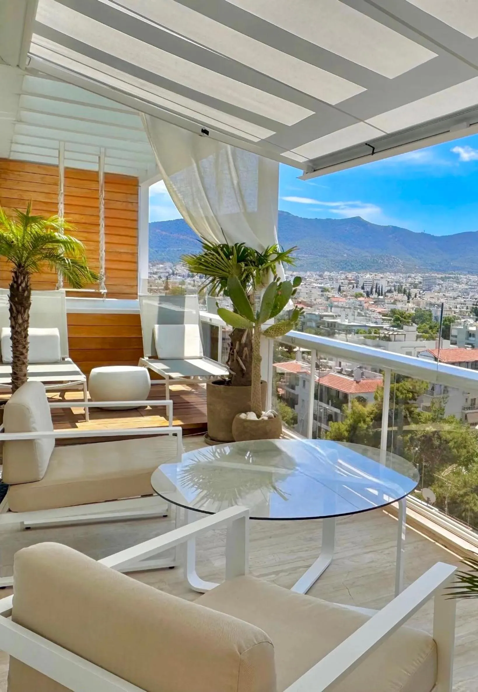 Natural landscape in One 360 Skyline Athens Penthouses