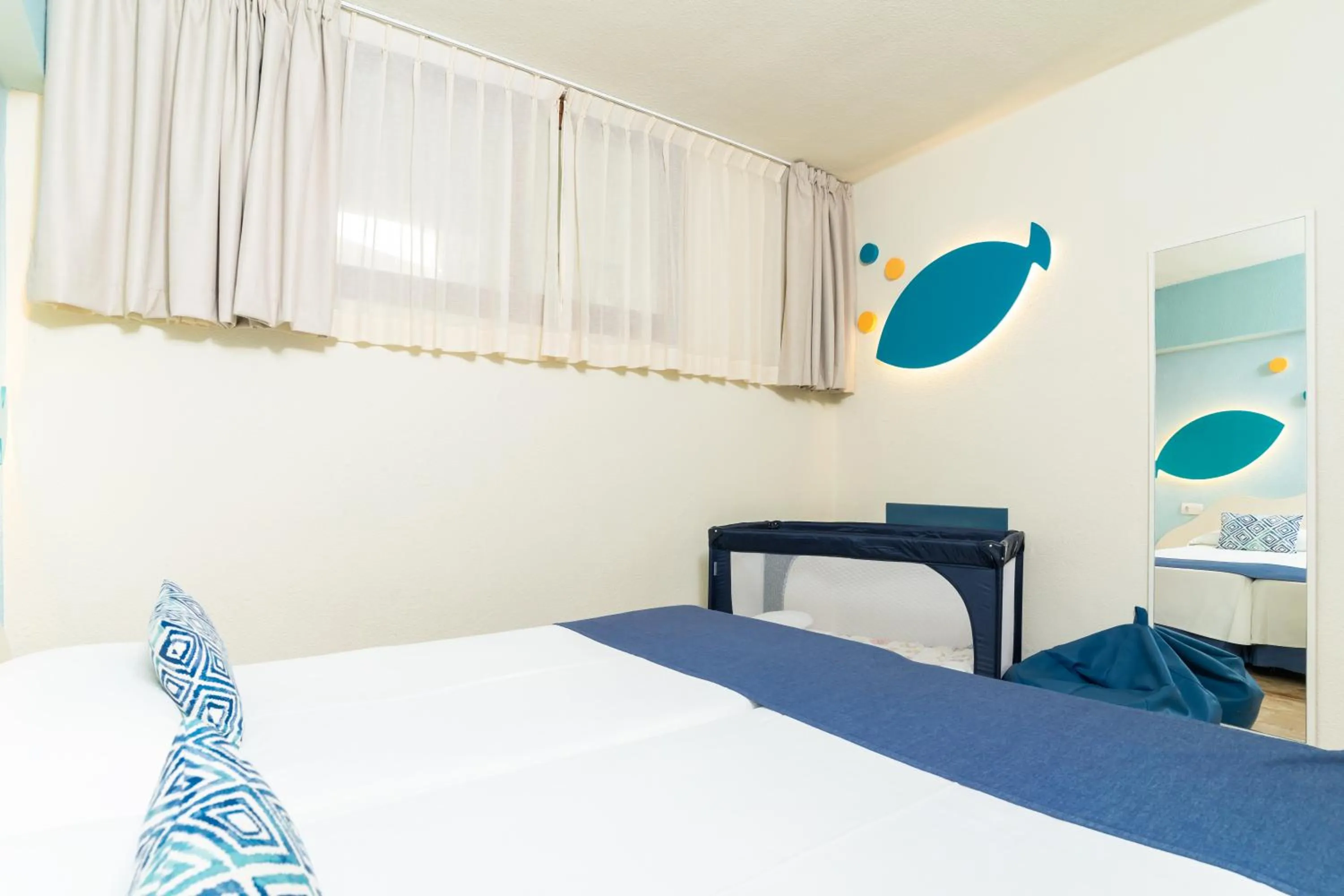 Bedroom, Bed in HOVIMA La Pinta Beachfront Family Hotel