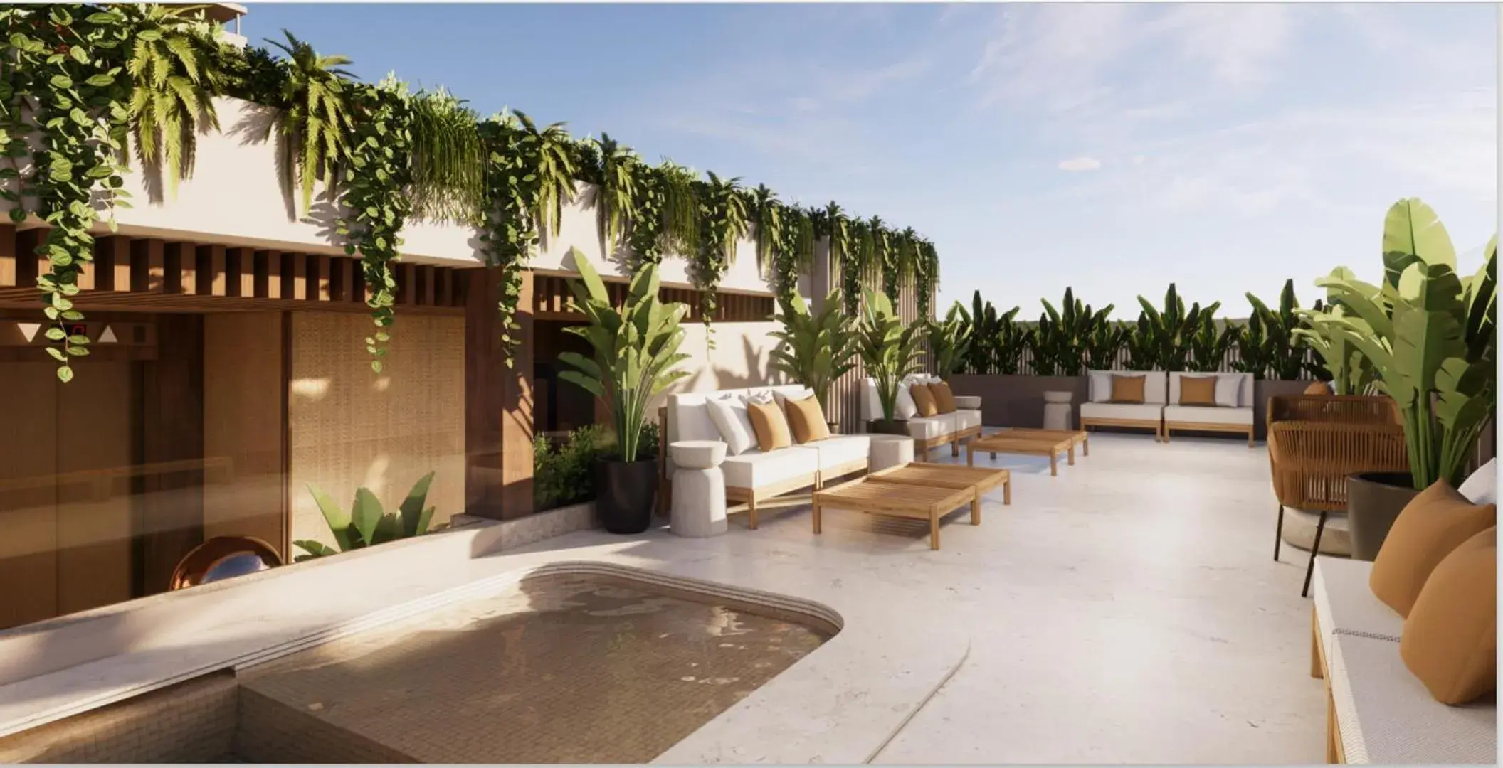 Patio in SANA Executive Hotel Patio in SANA Executive Hotel