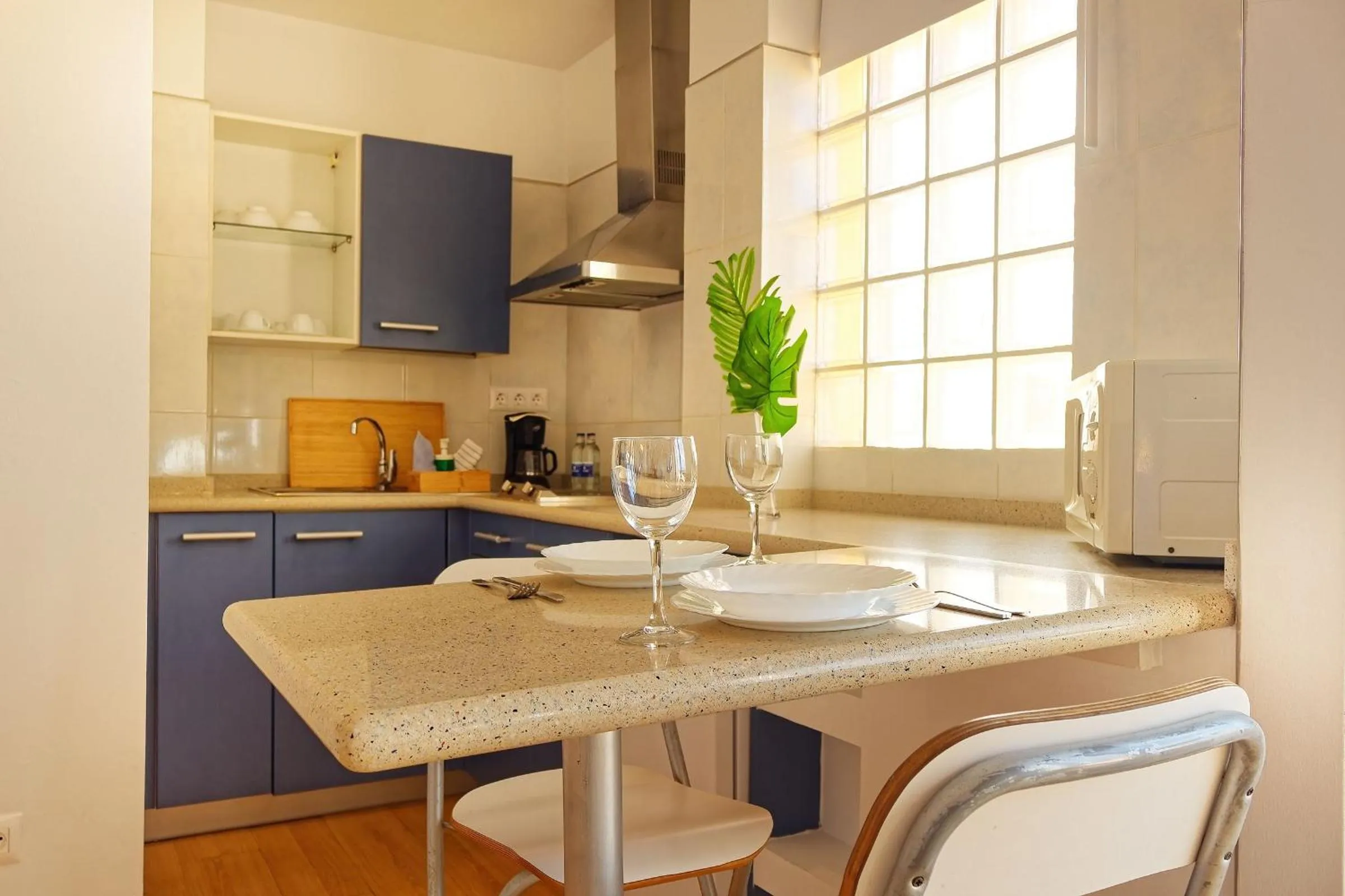 Kitchen or kitchenette in Apartamentos Maype Canteras