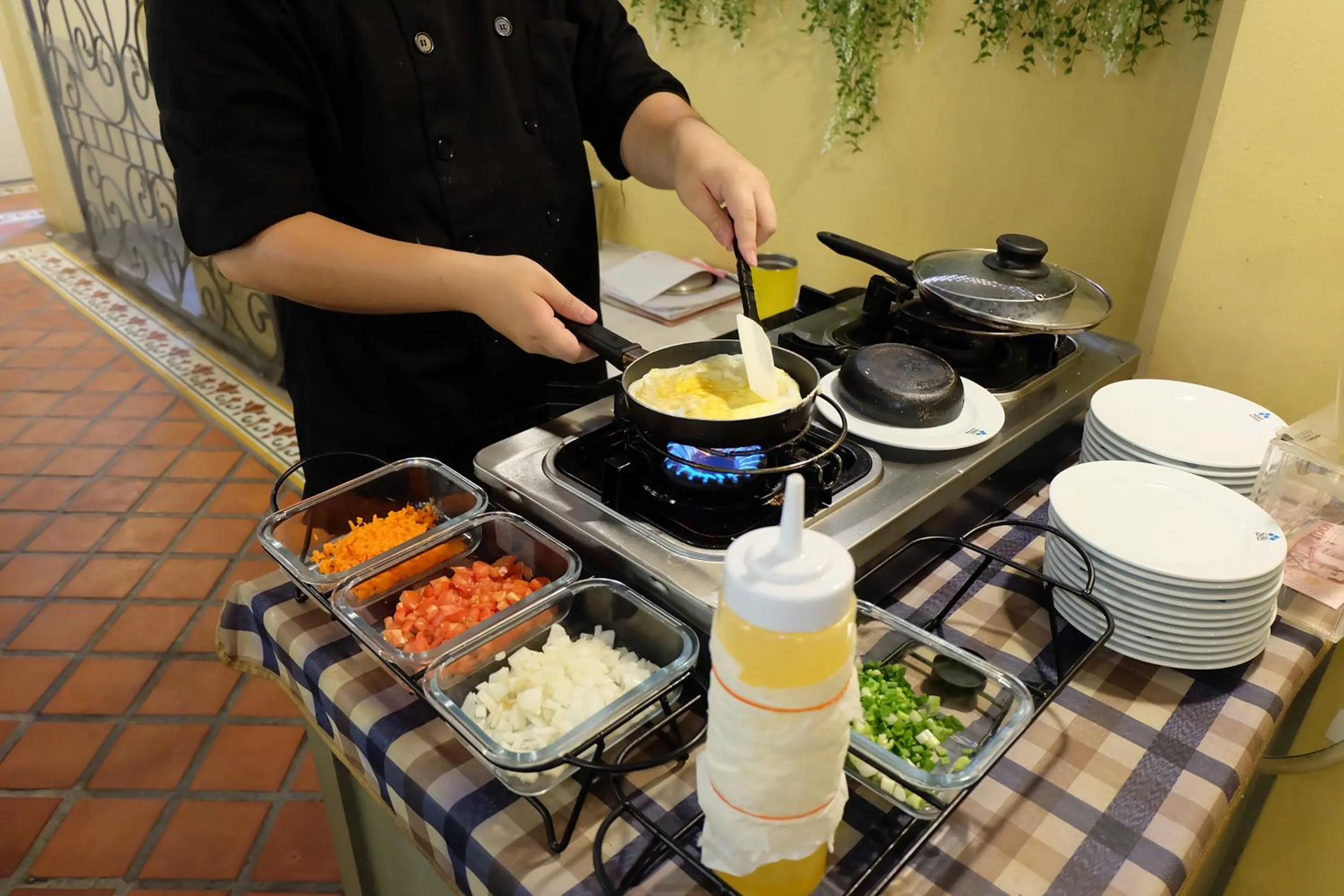 Buffet breakfast in Siri Heritage Bangkok Hotel