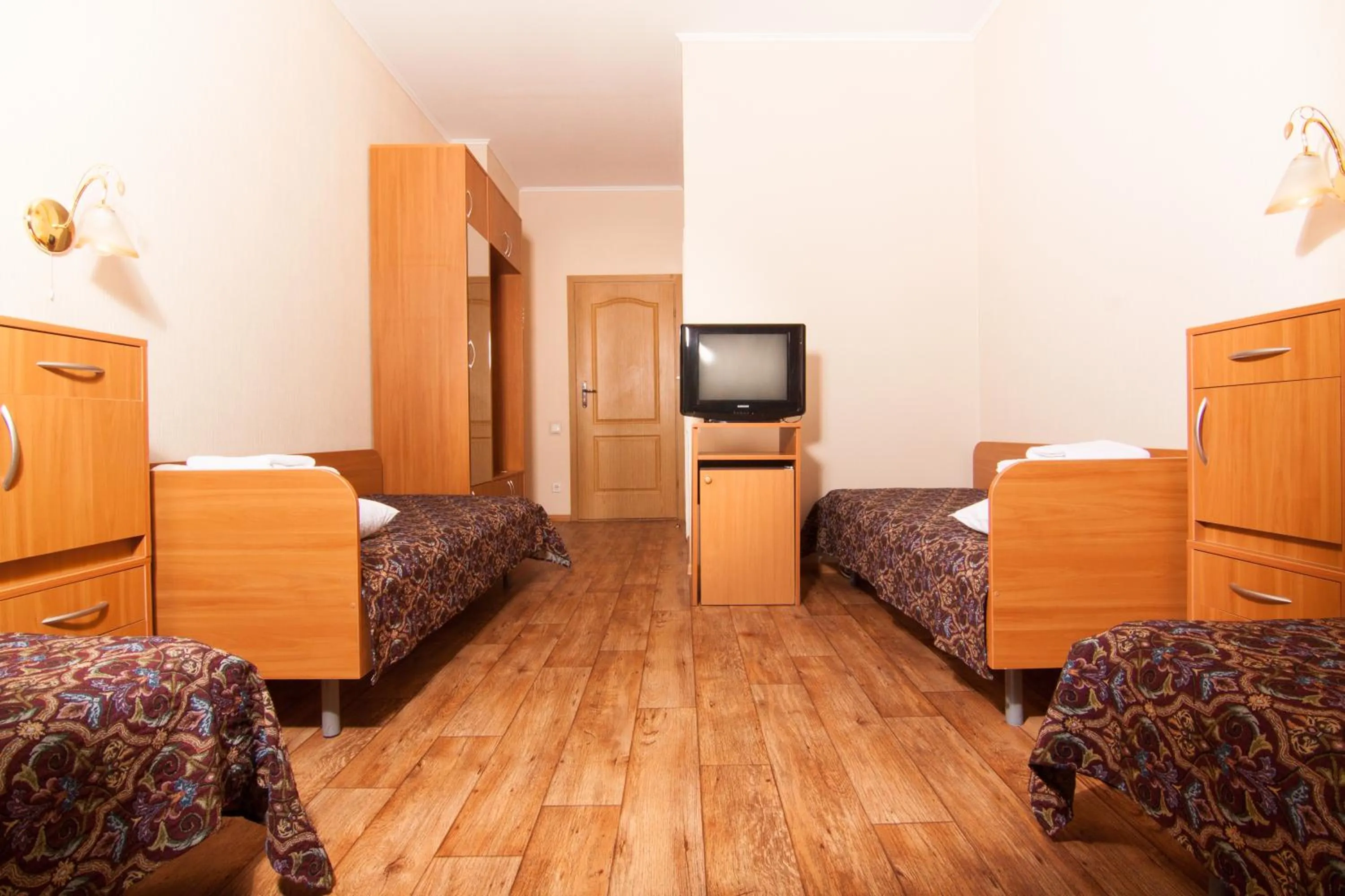 Decorative detail, Bed in Mini-hotel on Geroiv Energetykiv Street 18