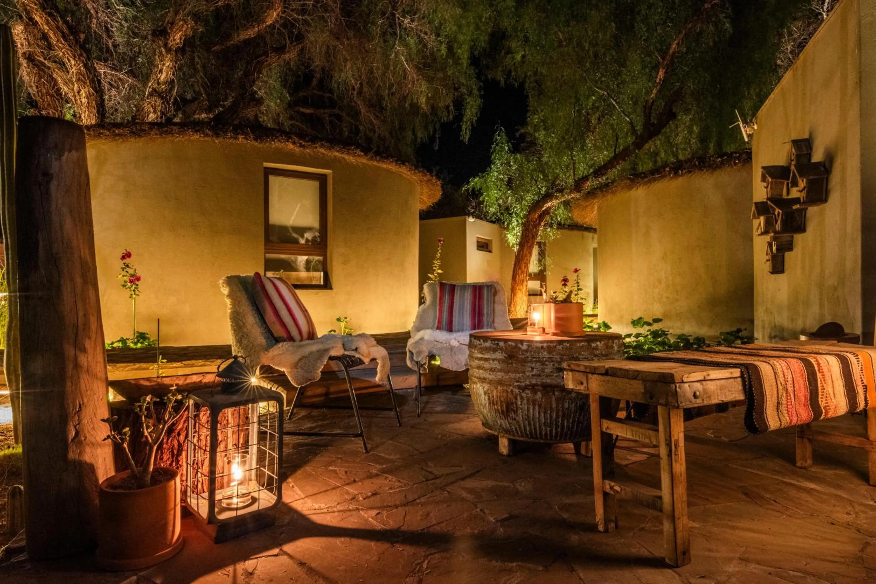 Patio in Hotel Desertica