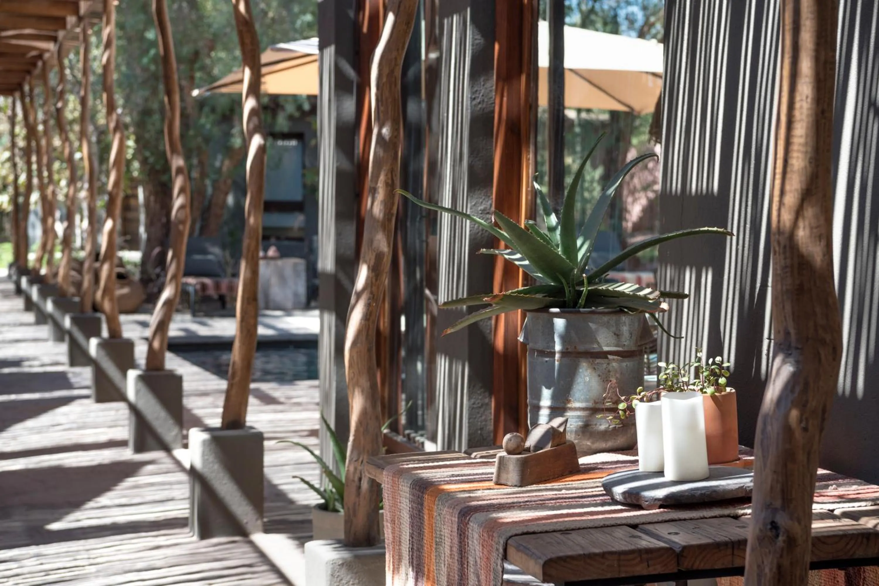 Decorative detail in Hotel Desertica