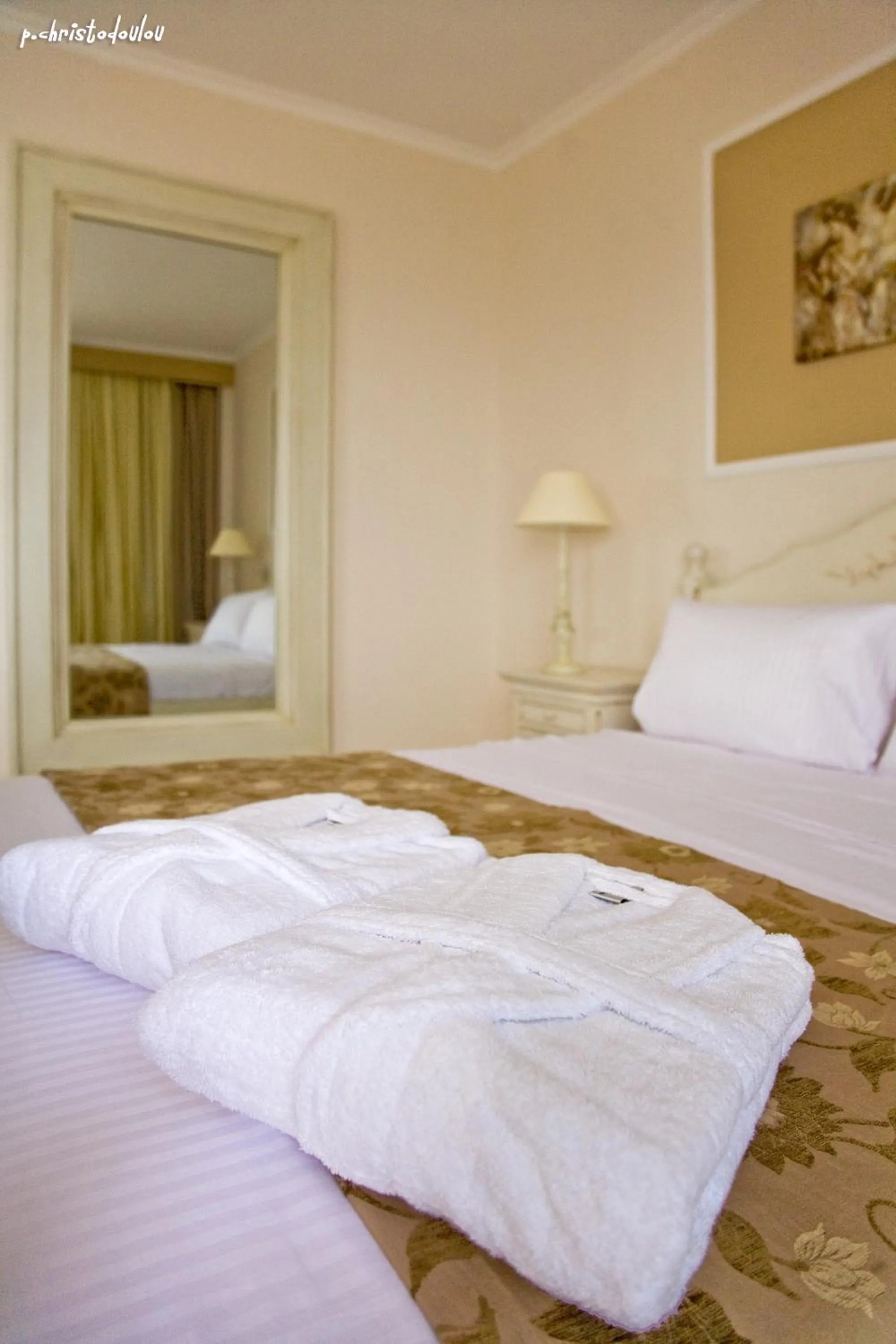 Bed in Hotel Astron Princess