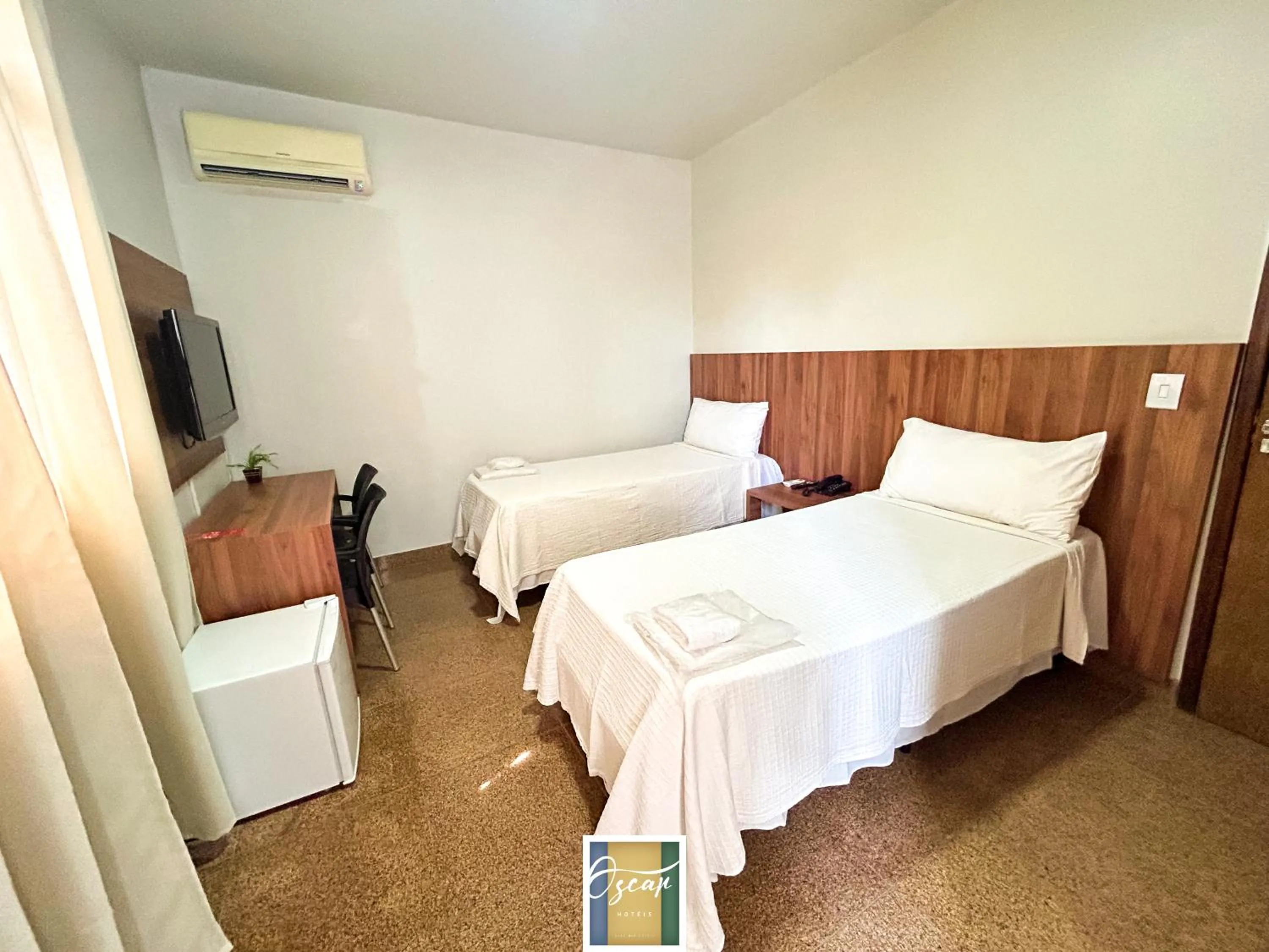 Bed in Hotel Oscar Blue Montes Claros