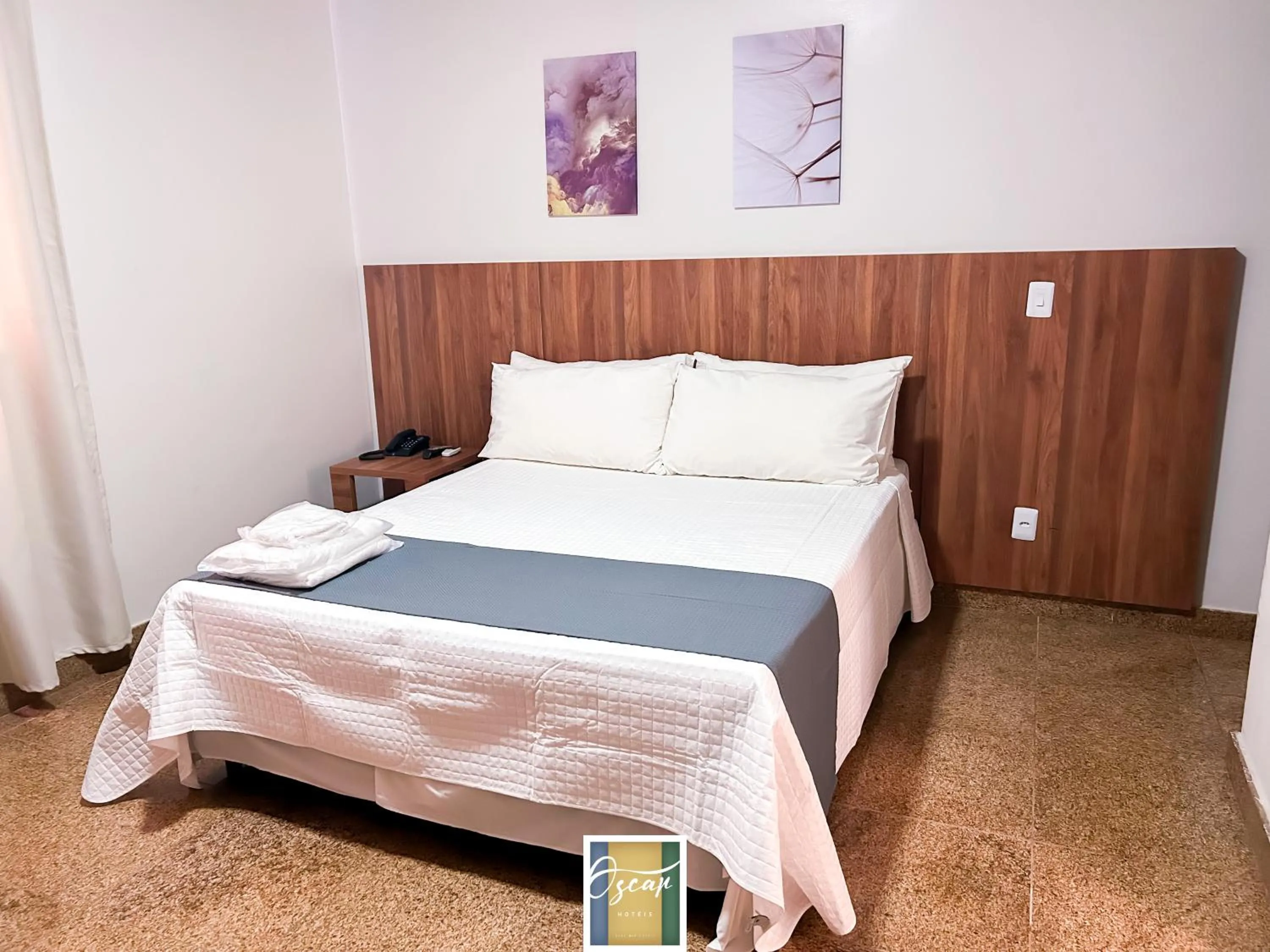 Bed in Hotel Oscar Blue Montes Claros