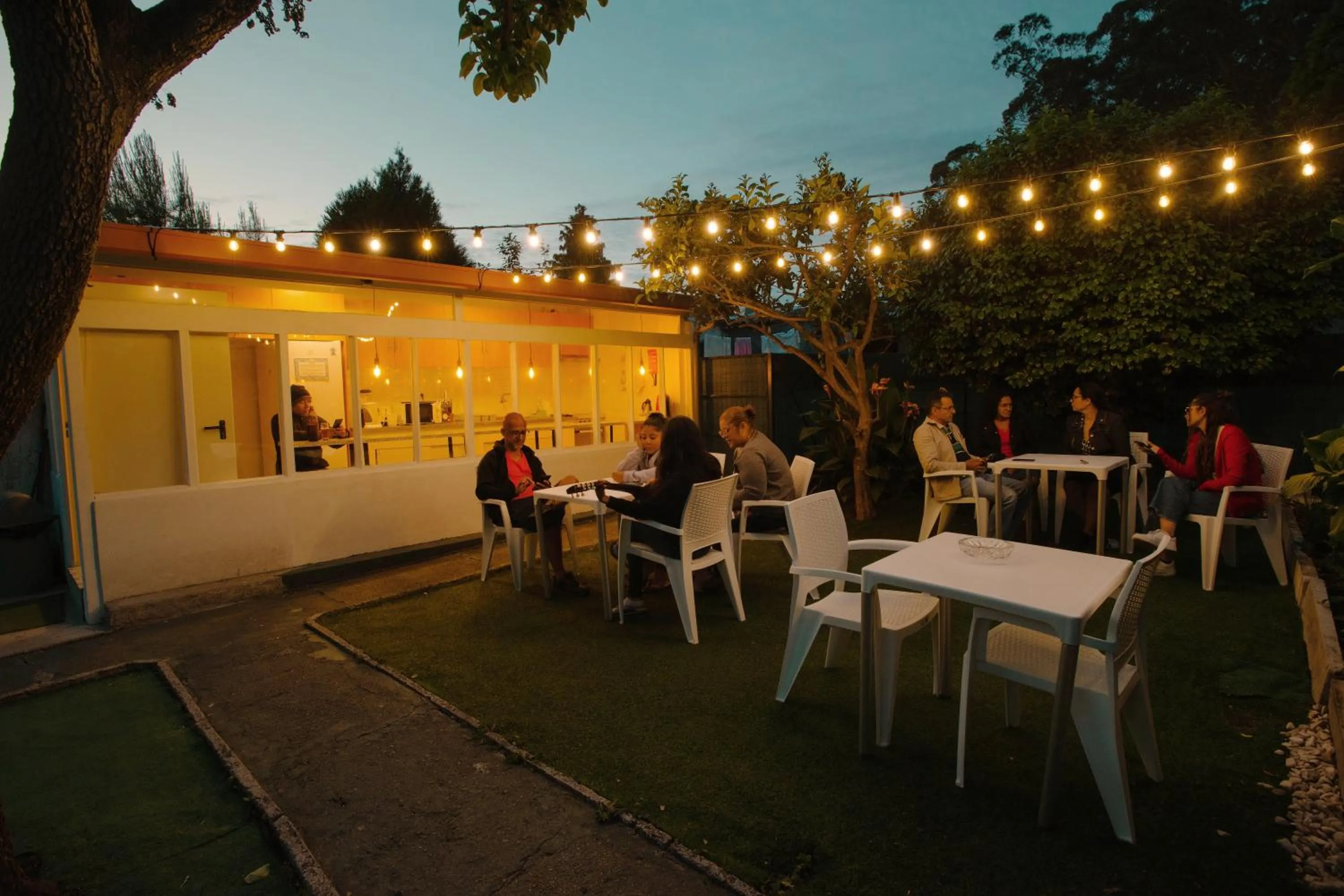 Patio in Hostel das Flores