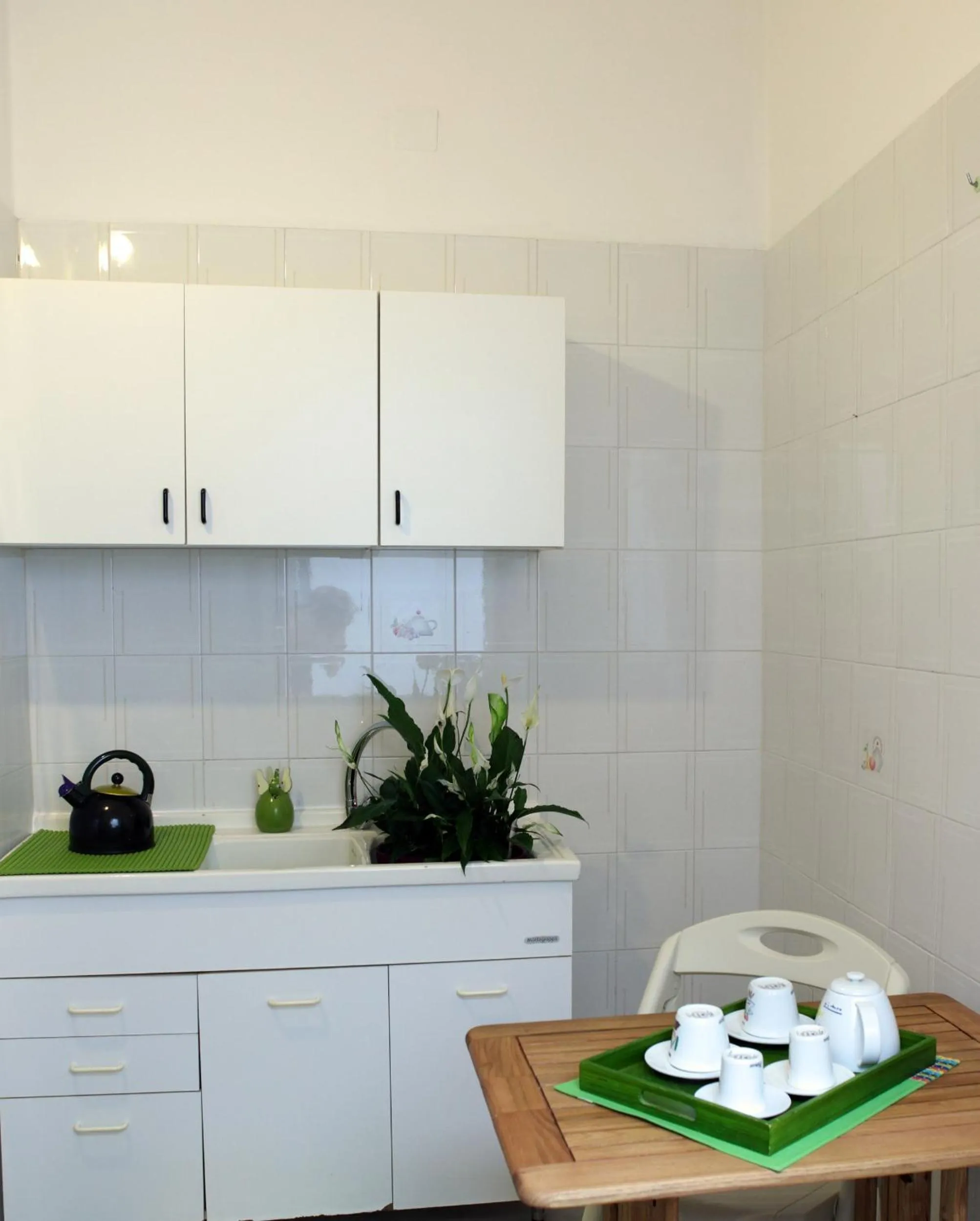Kitchen or kitchenette in B&B La Terrazza Sul Porto