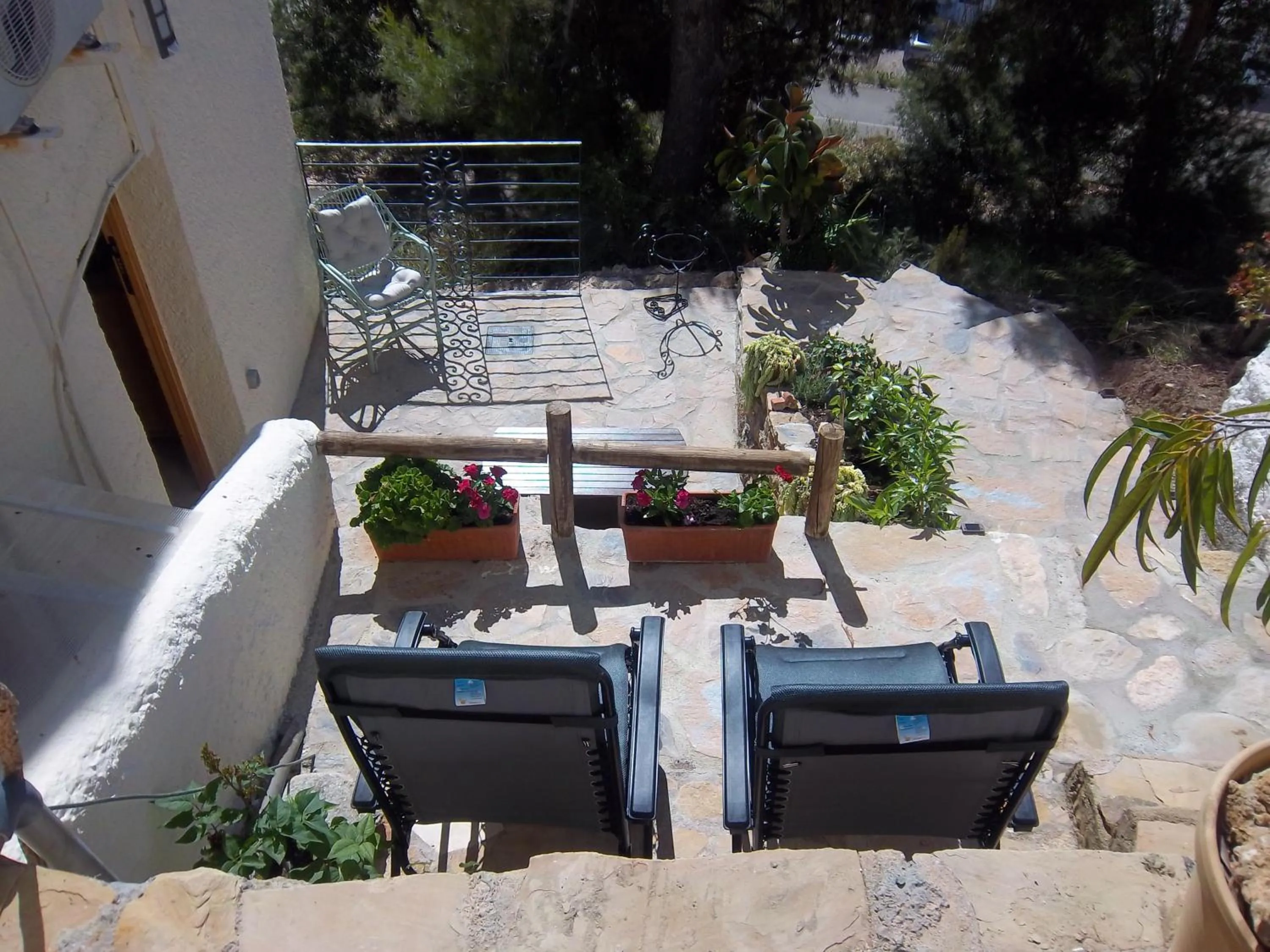 Patio in Apartamento rural Casa Medico