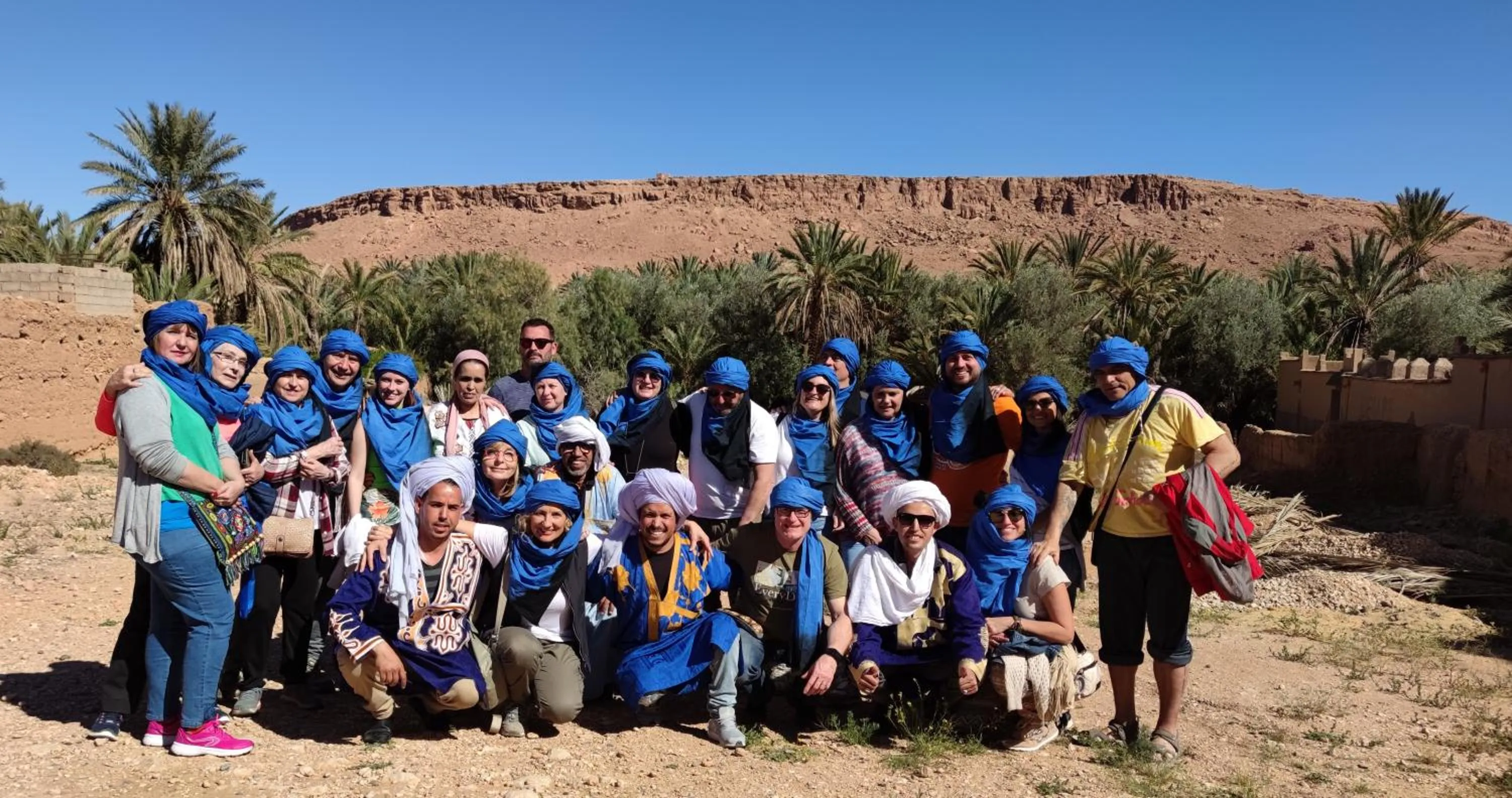 group of guests in Gite Tamlli