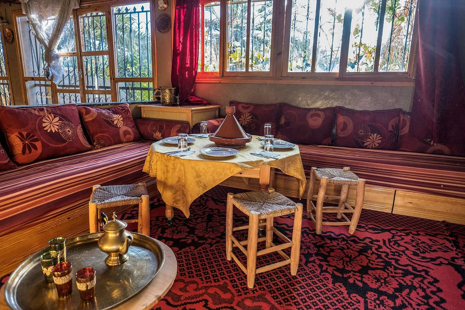 Communal lounge/ TV room in Gite Tamlli