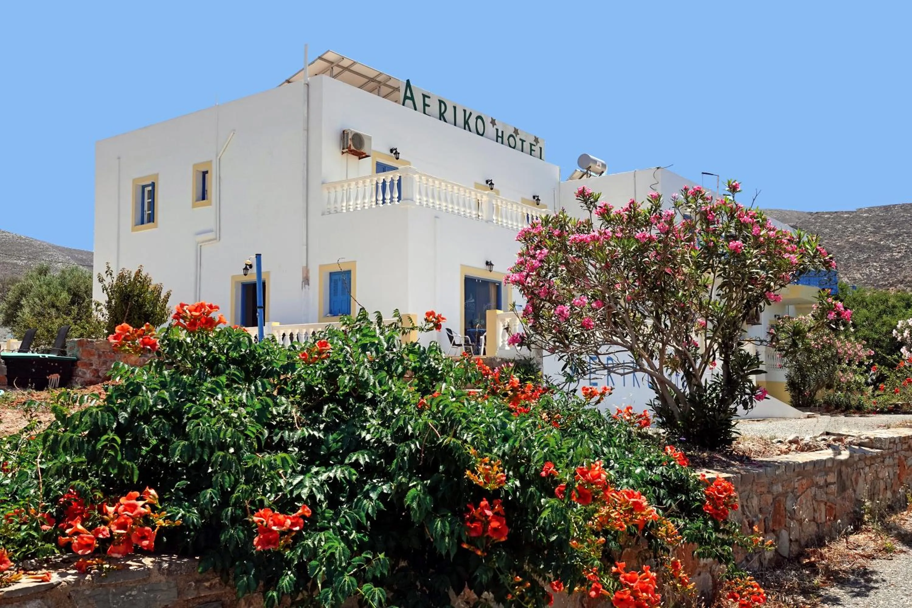 Property building in Aeriko Hotel Apartments
