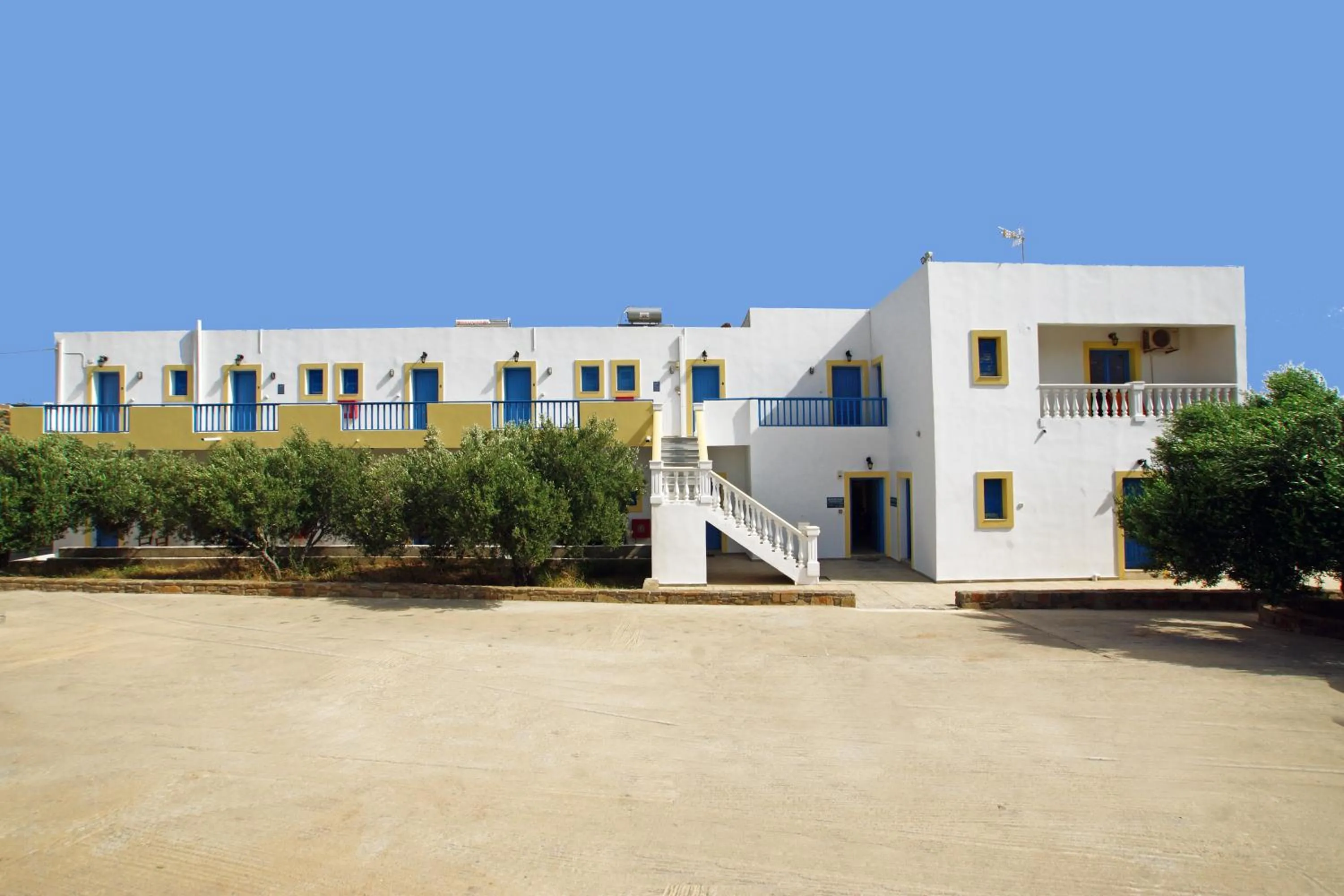 Property building in Aeriko Hotel Apartments