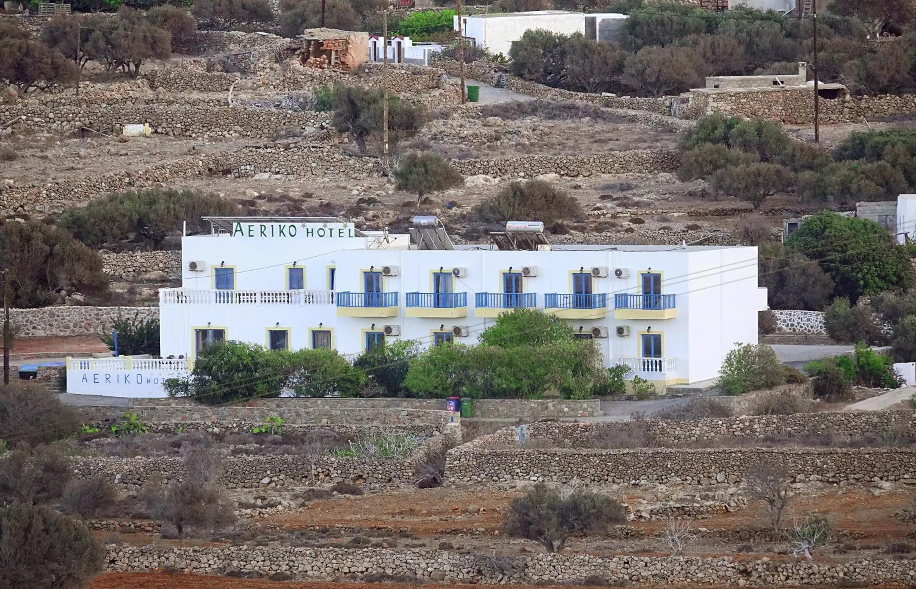 Property building in Aeriko Hotel Apartments