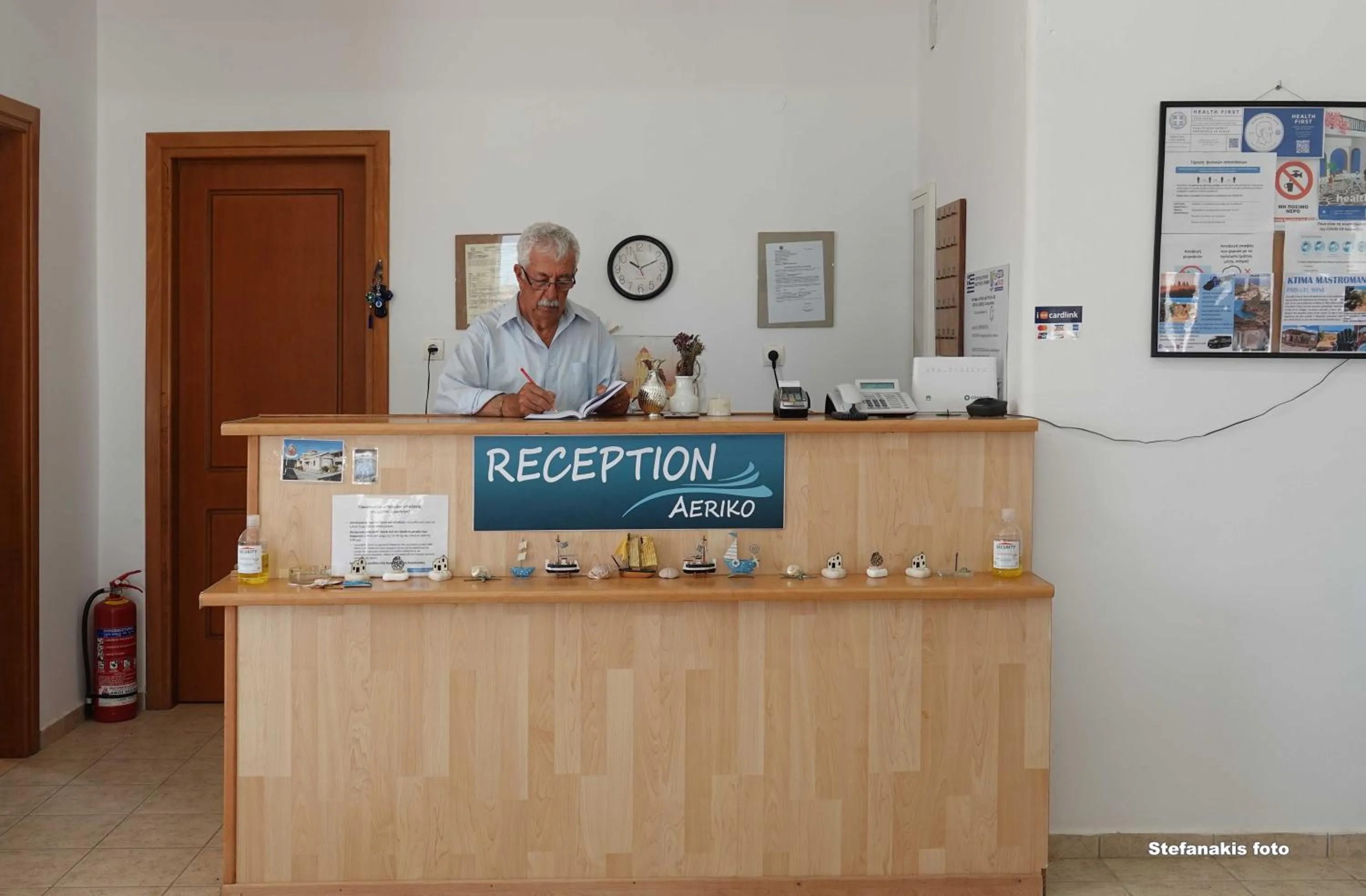 Lobby or reception in Aerikohotel - Apartments