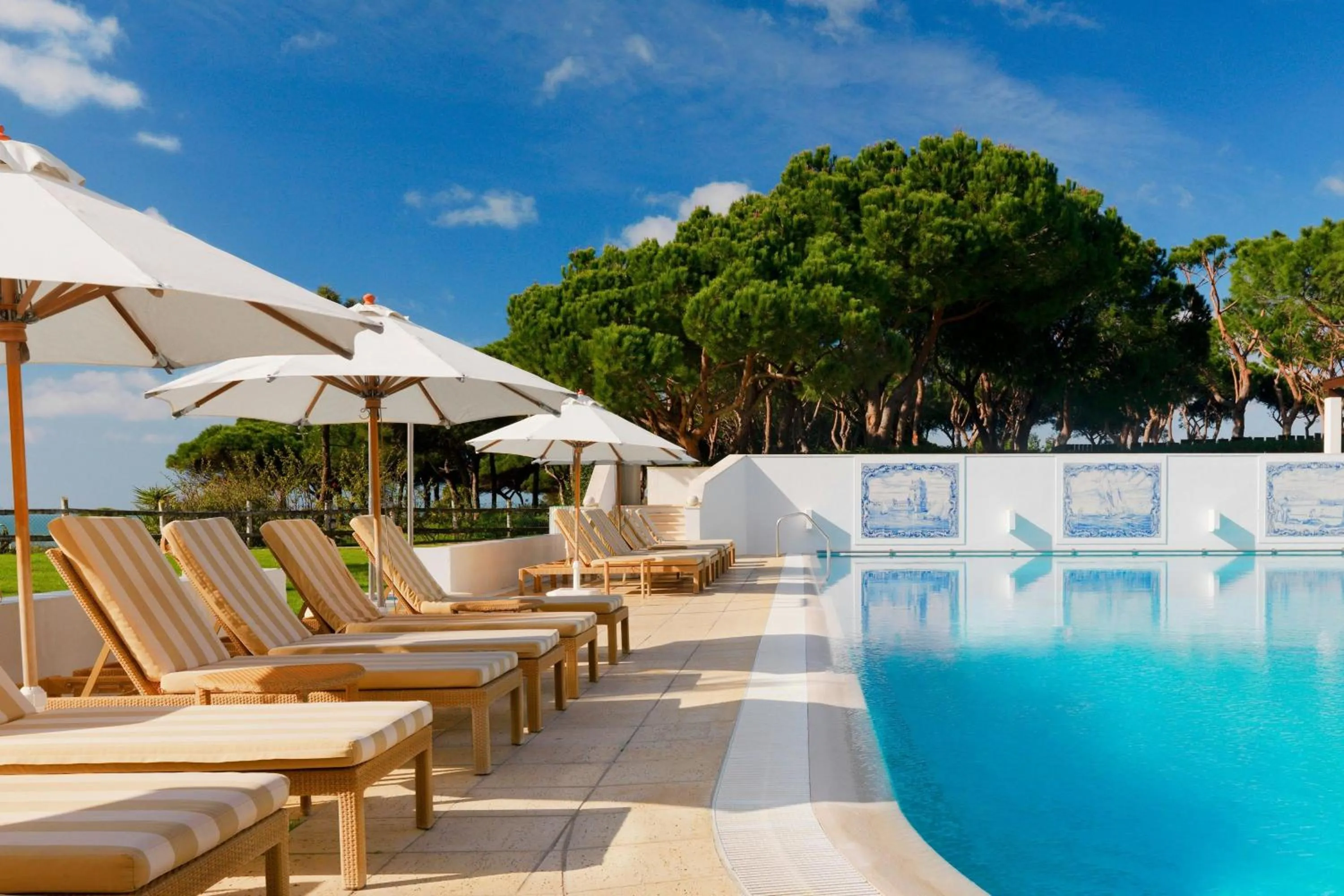 Swimming pool in Pine Cliffs Hotel, a Luxury Collection Resort, Algarve