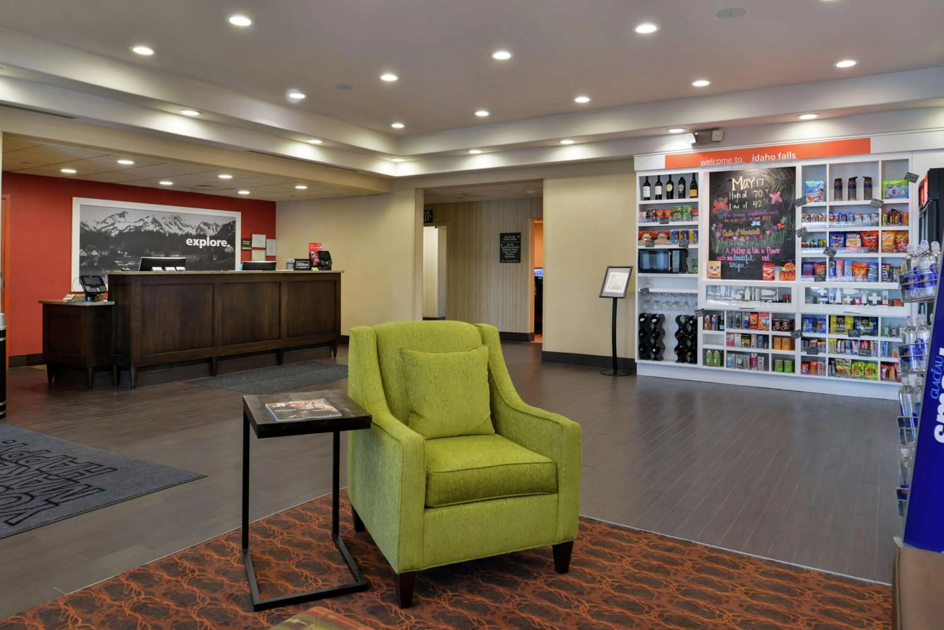 Lobby or reception in Hampton Inn Idaho Falls / Airport