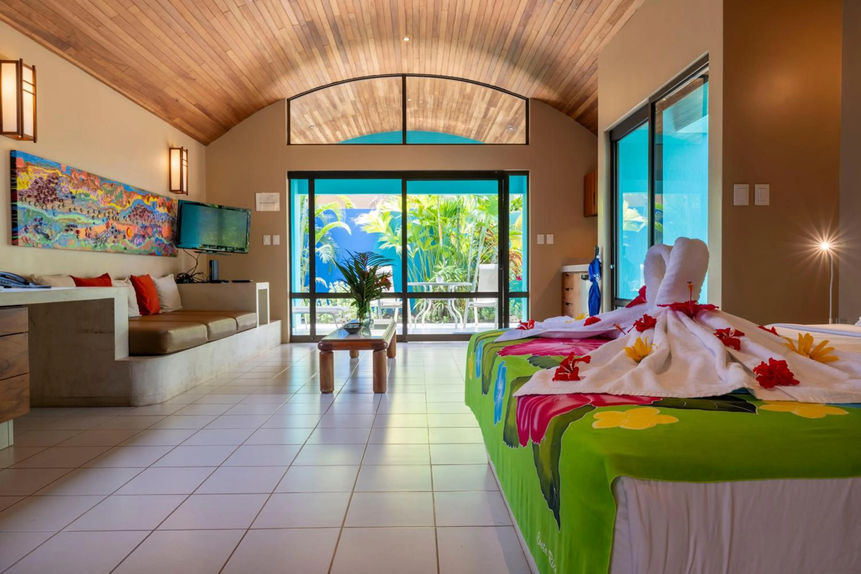 Decorative detail, Bed in Alma del Pacifico Hotel & Spa