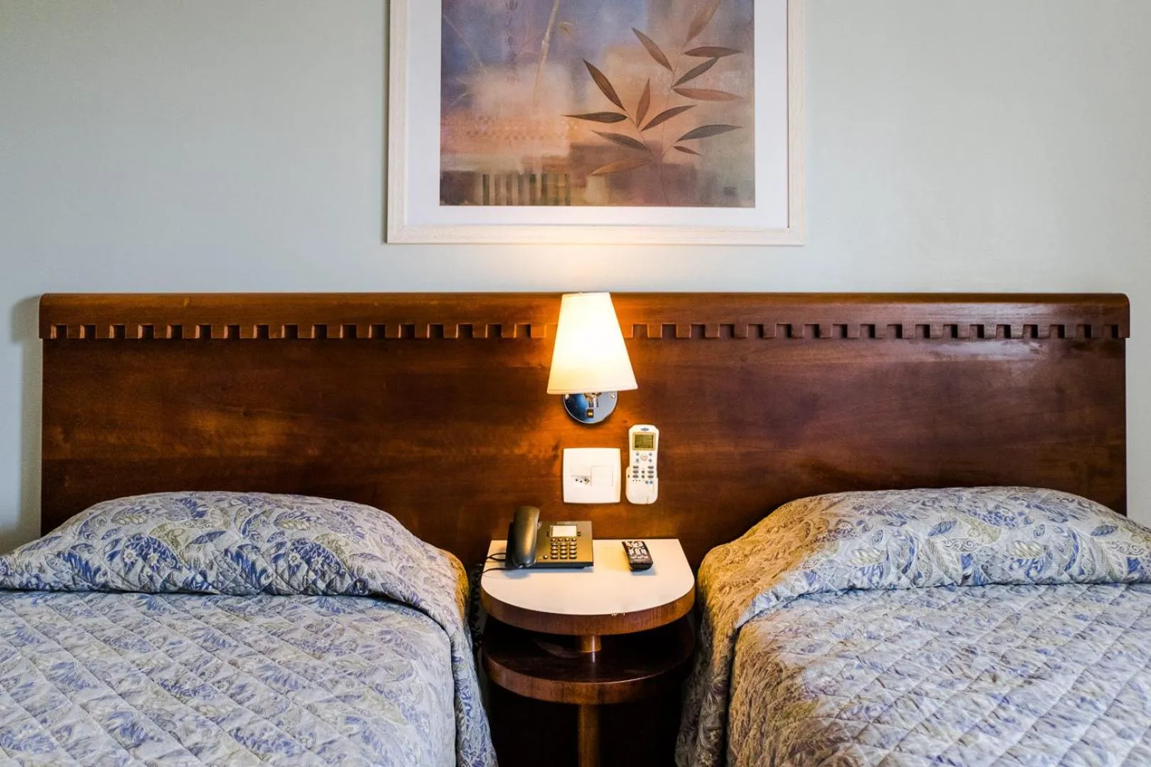 Bed in Vitoria Regia Hotel Bauru