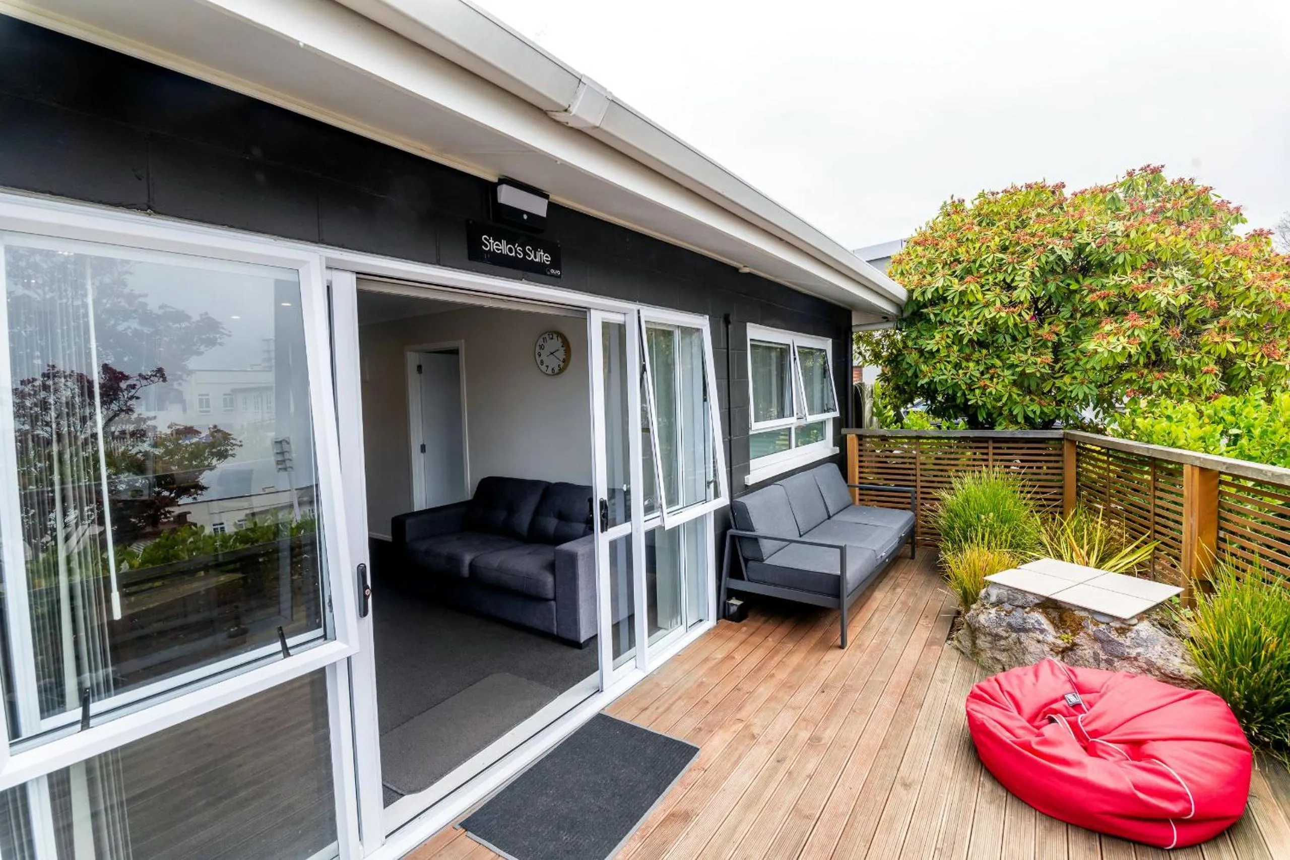 Patio in Aura Accommodation