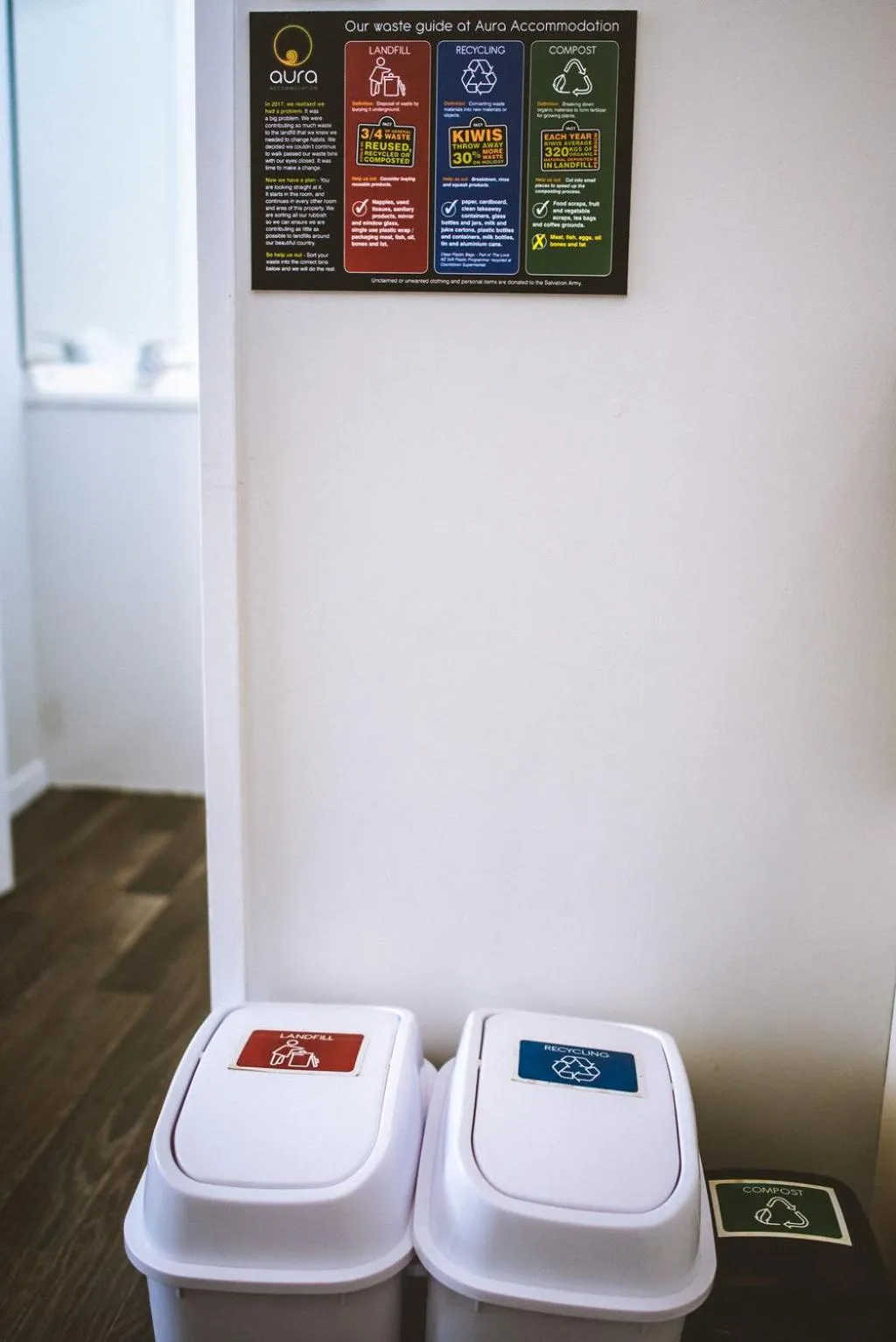 kitchen in Aura Accommodation