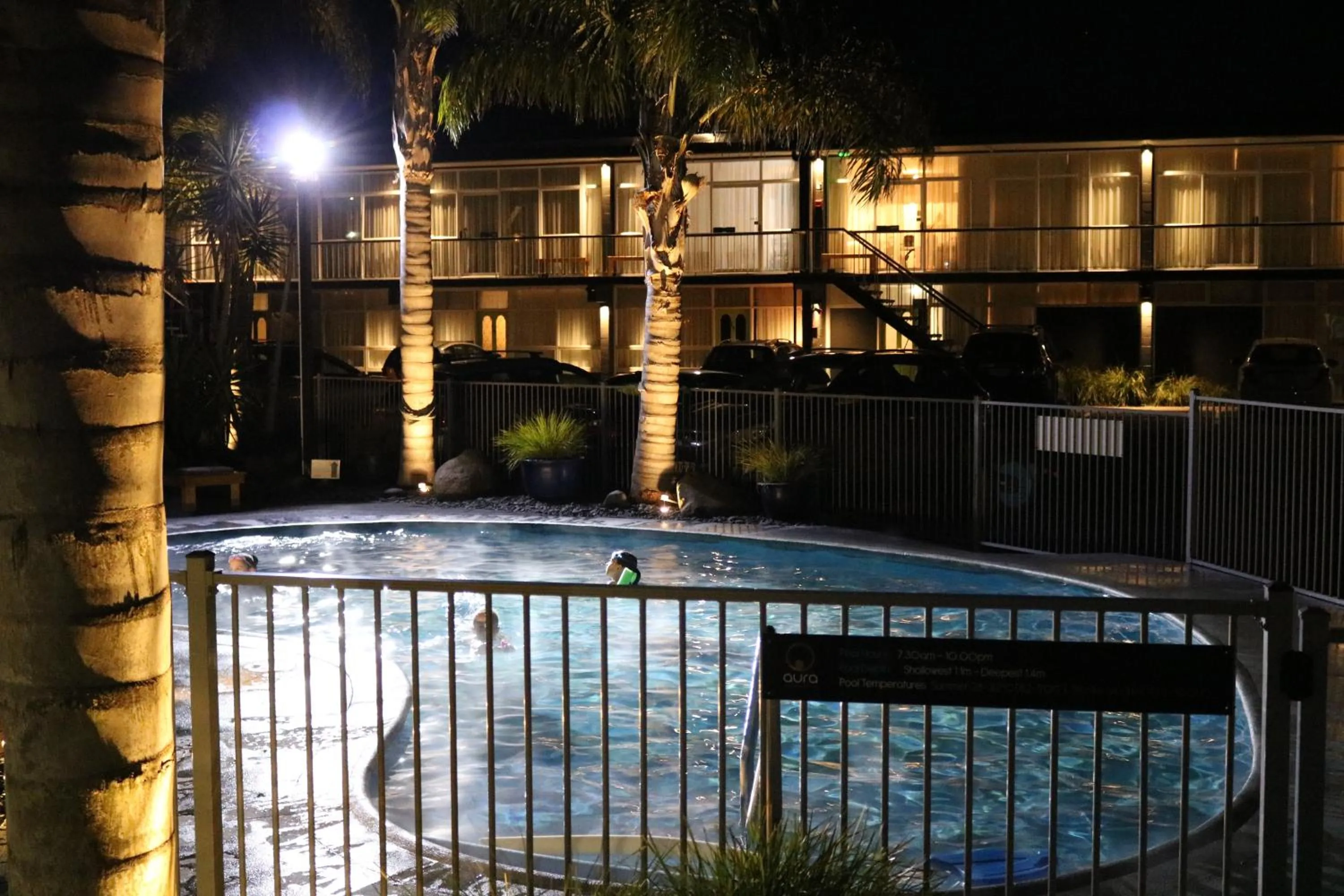 Swimming pool in Aura Accommodation