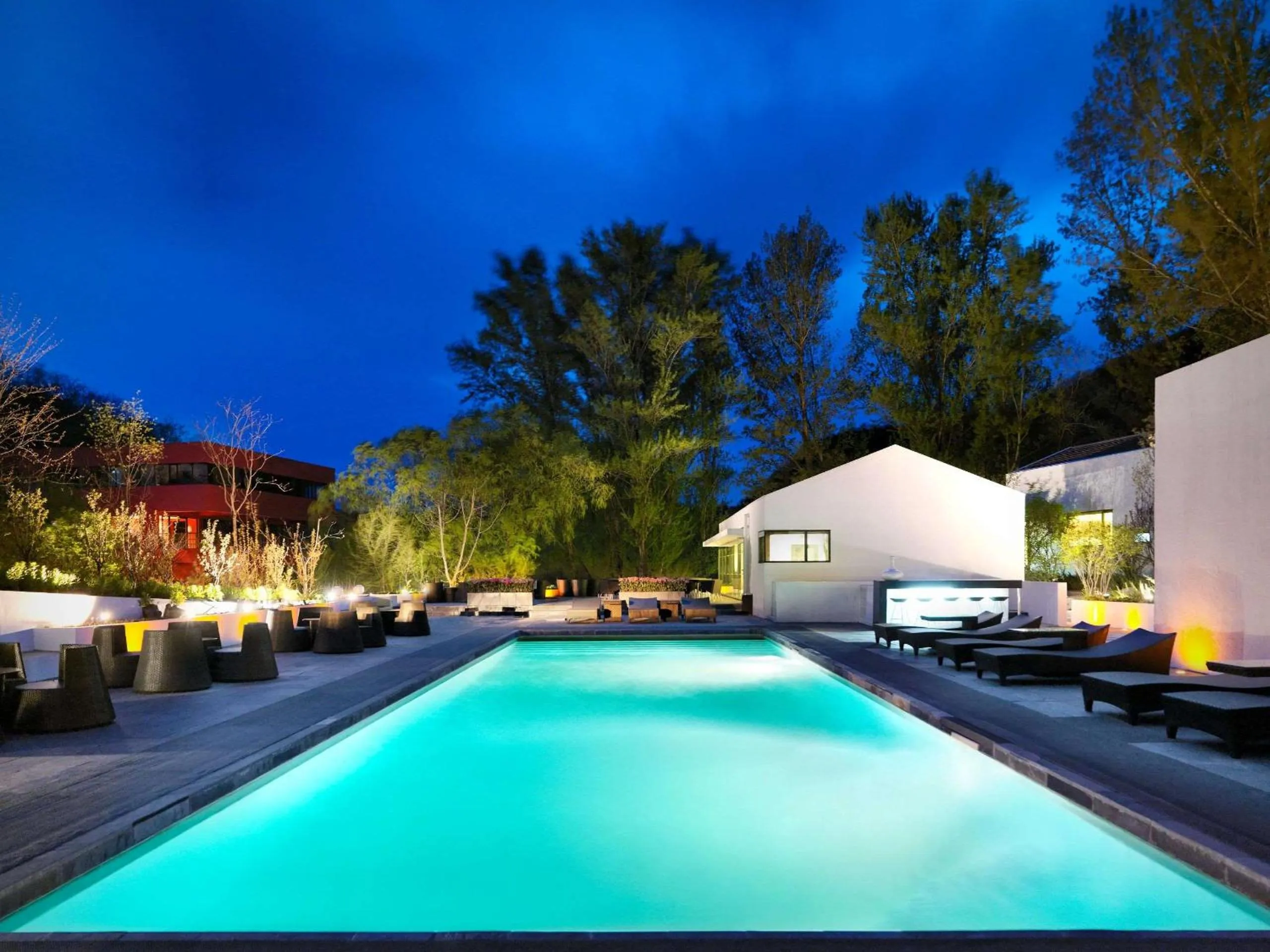 Swimming pool in Commune by the Great Wall, in the Unbound Collection by Hyatt
