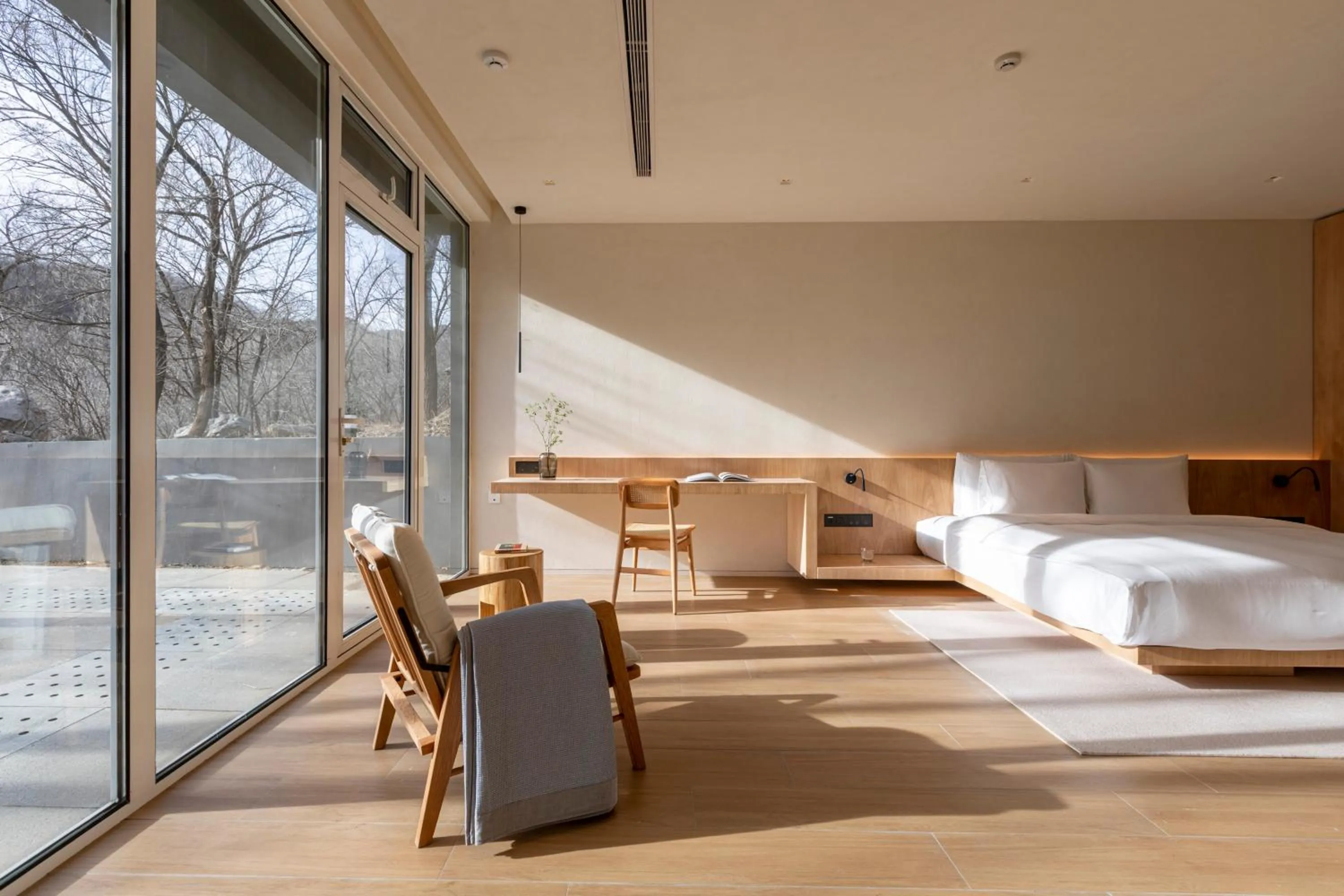 Bed in Commune by the Great Wall, in the Unbound Collection by Hyatt