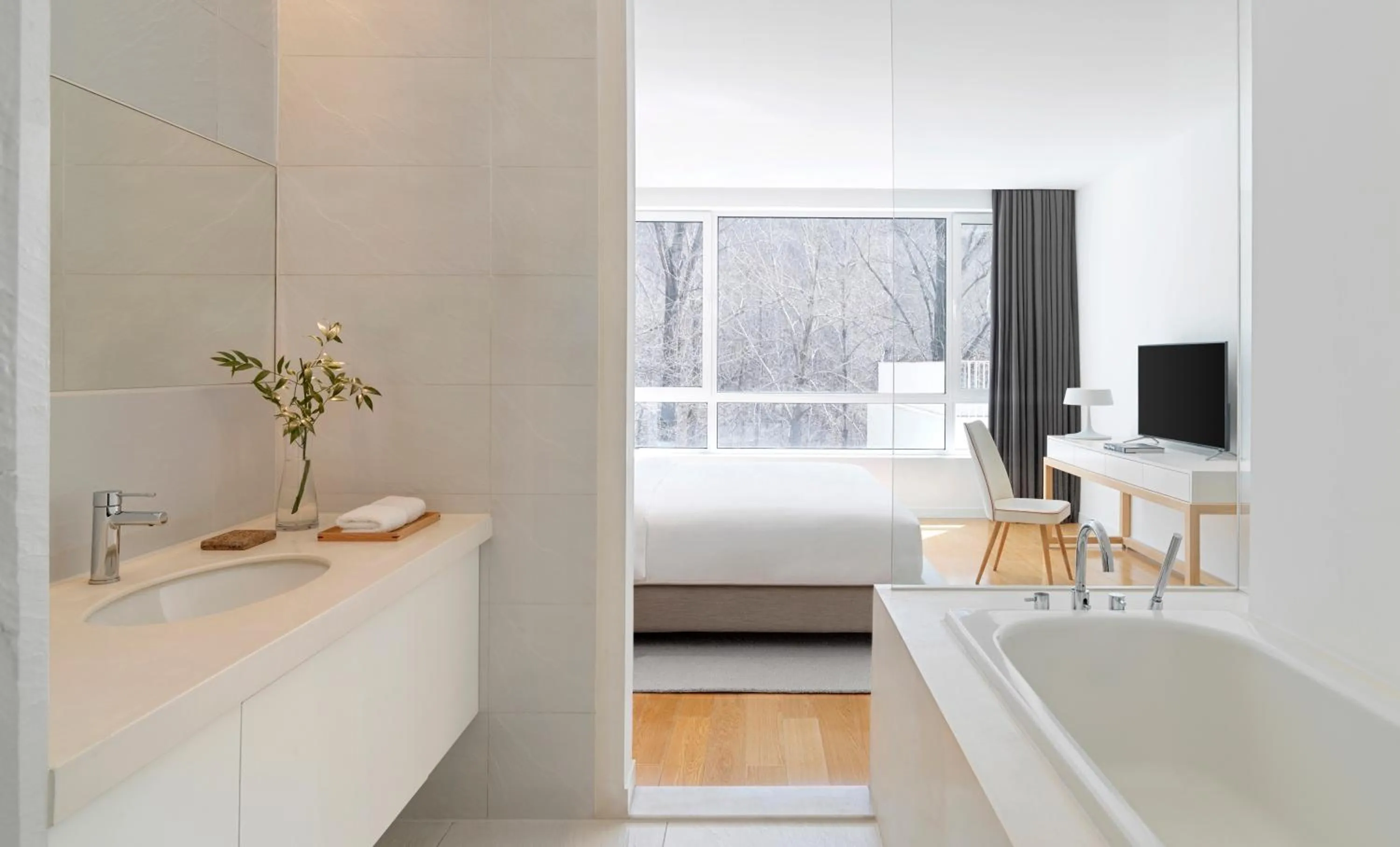 Bed in Commune by the Great Wall, in the Unbound Collection by Hyatt