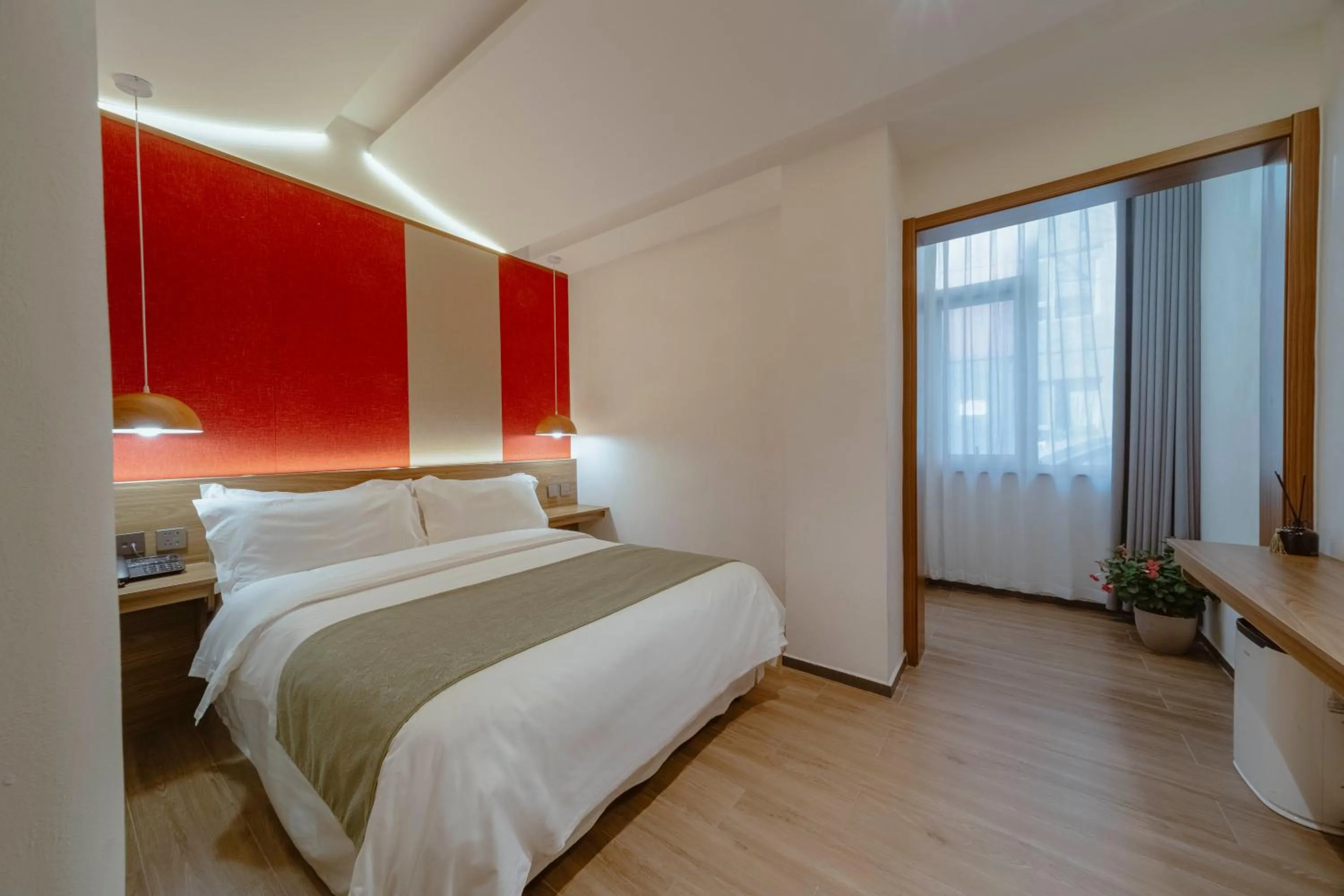 Bed in Guipu Beihai Courtyard Hotel Beijing